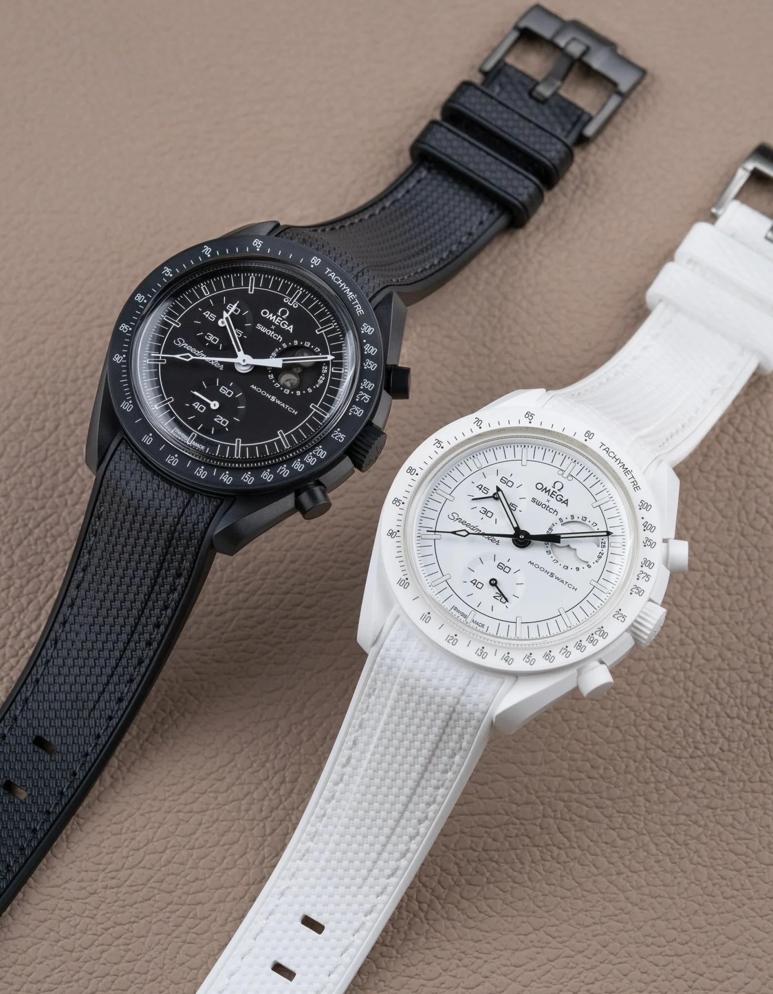 Rubber Strap for Omega X Swatch MoonSwatch Mission to The Moonphase - New Moon - Image 4
