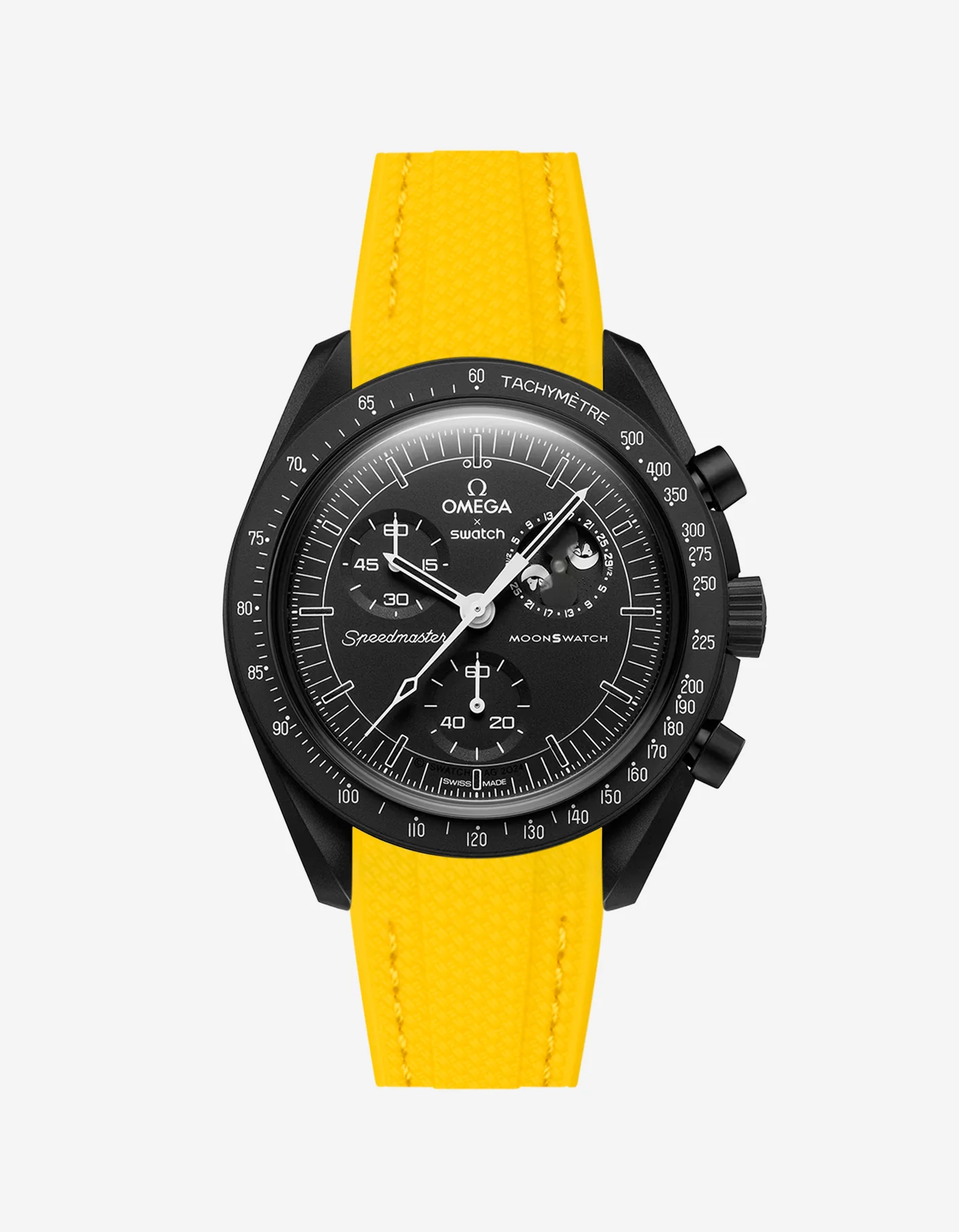 Rubber Strap for Omega X Swatch MoonSwatch Mission to The Moonphase - New Moon - Image 42