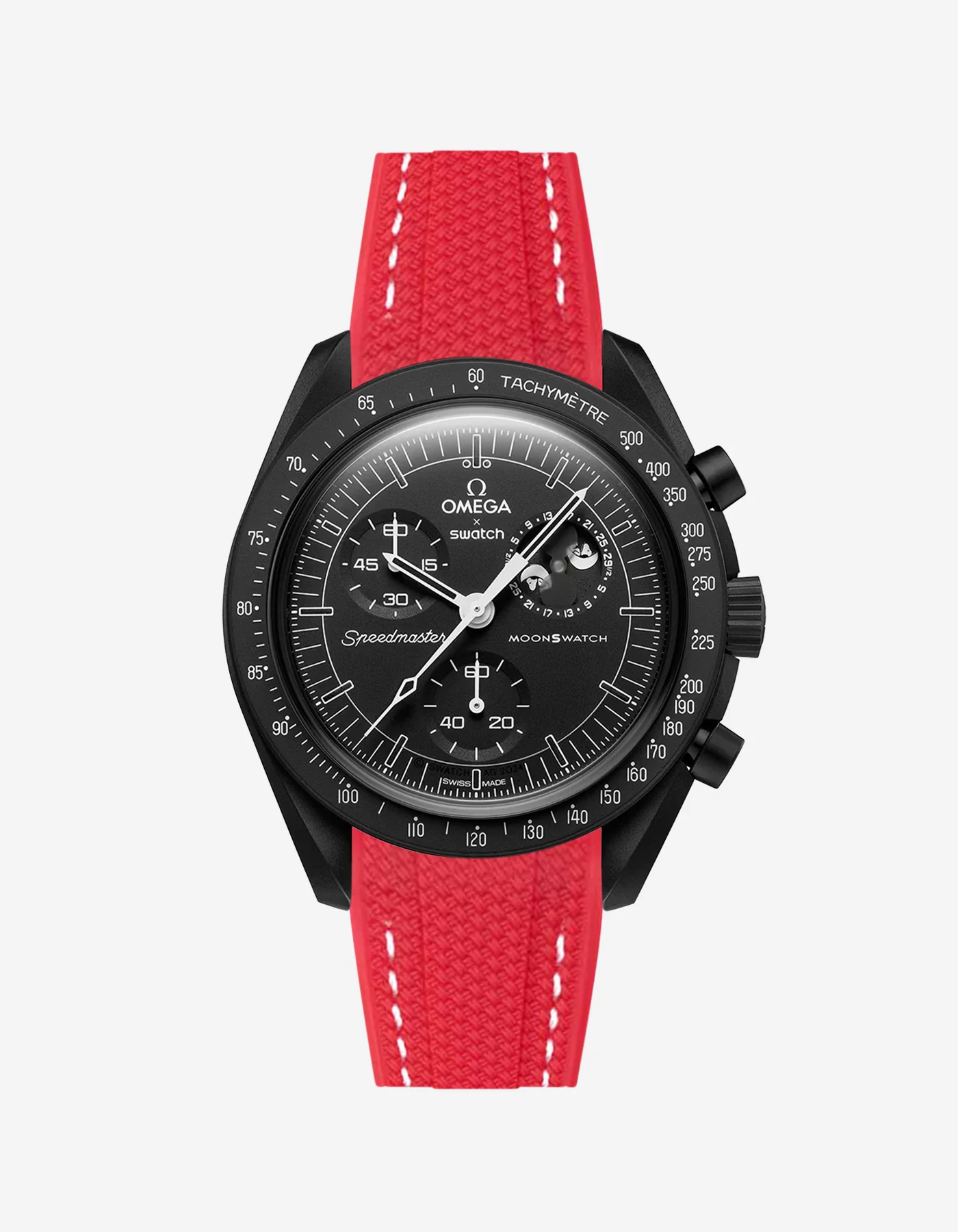 Rubber Strap for Omega X Swatch MoonSwatch Mission to The Moonphase - New Moon - Image 47