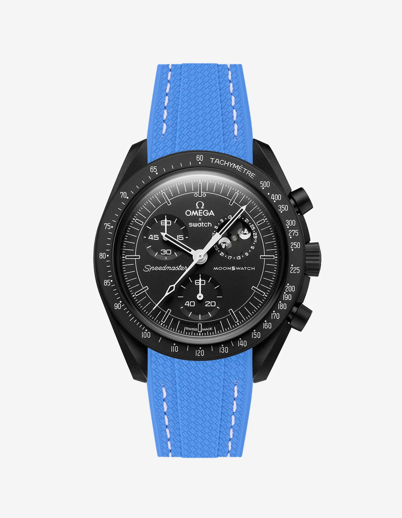 Rubber Strap for Omega X Swatch MoonSwatch Mission to The Moonphase - New Moon - Image 52