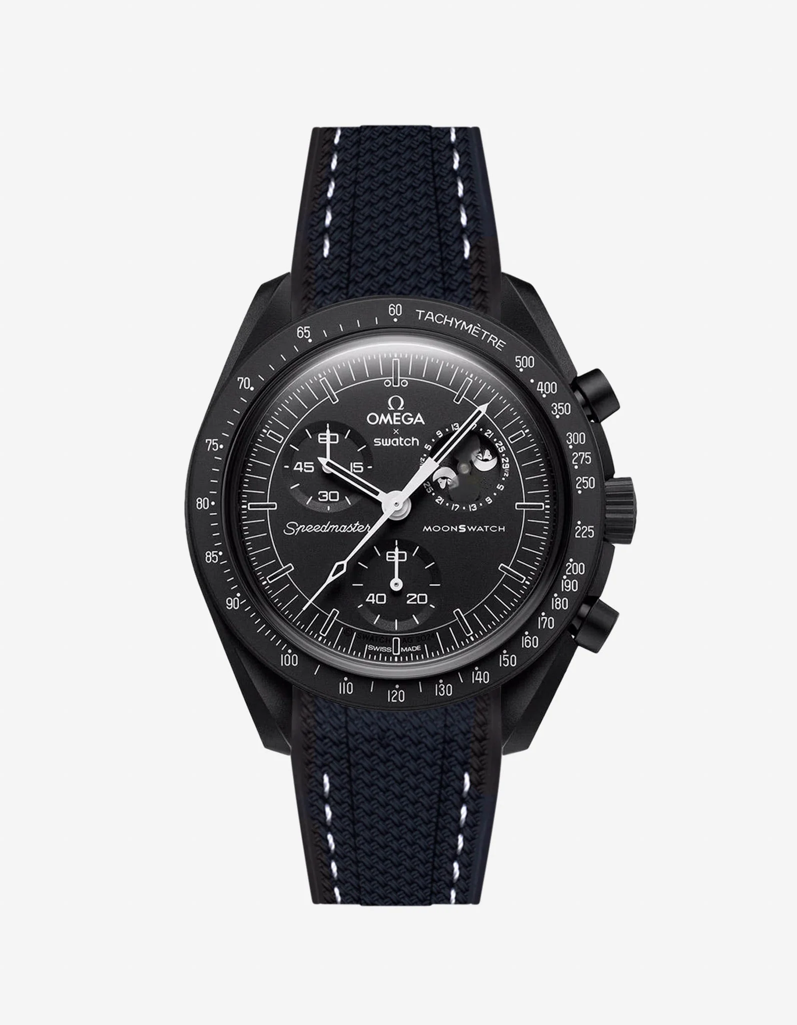 Rubber Strap for Omega X Swatch MoonSwatch Mission to The Moonphase - New Moon - Image 7