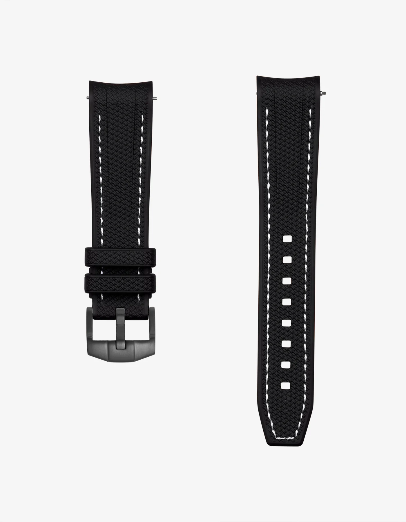 Vertech Rubber Strap for Omega Speedmaster - White Dial - Image 8