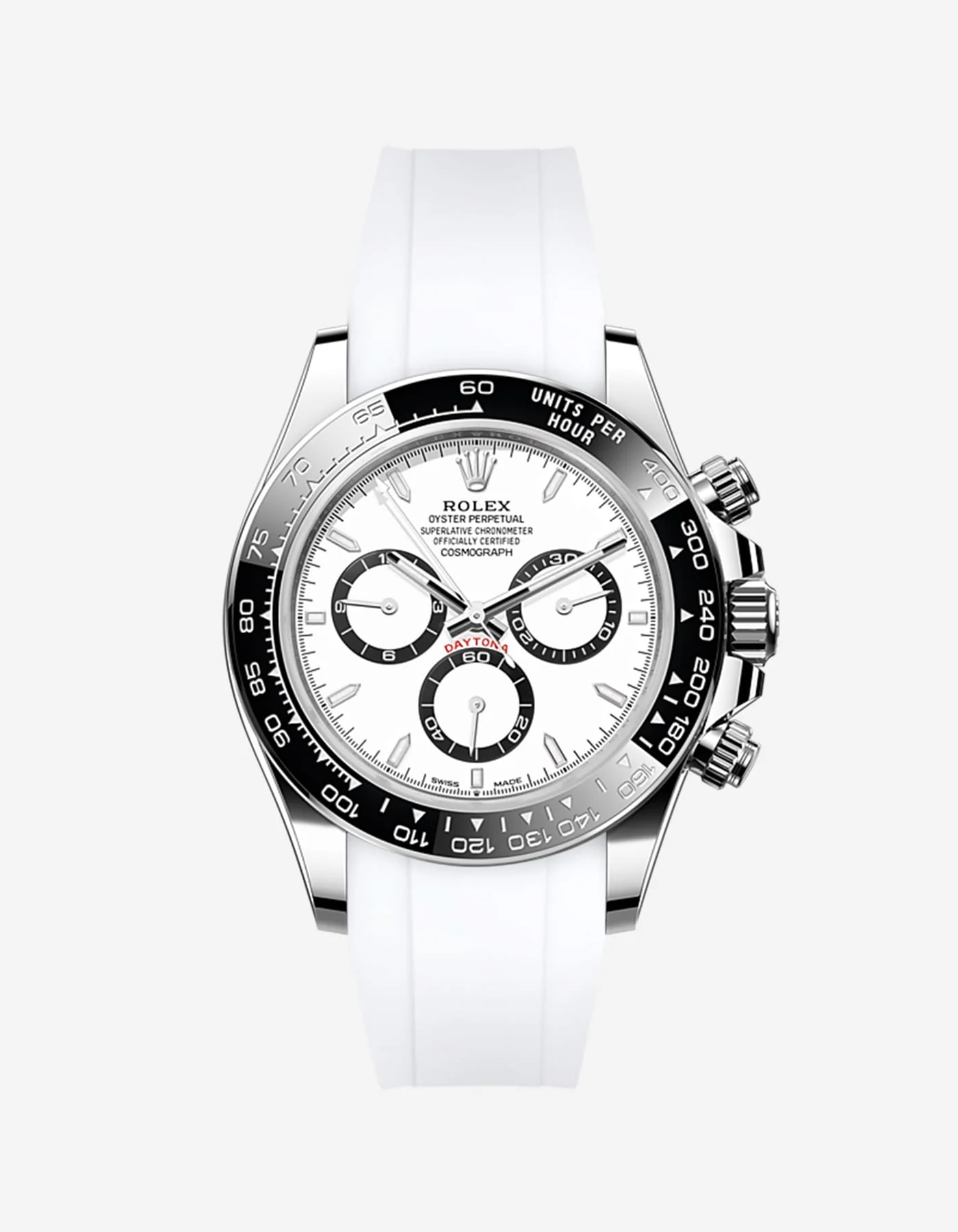 Rubber Strap for Rolex Daytona 116500LN Panda - Image 5
