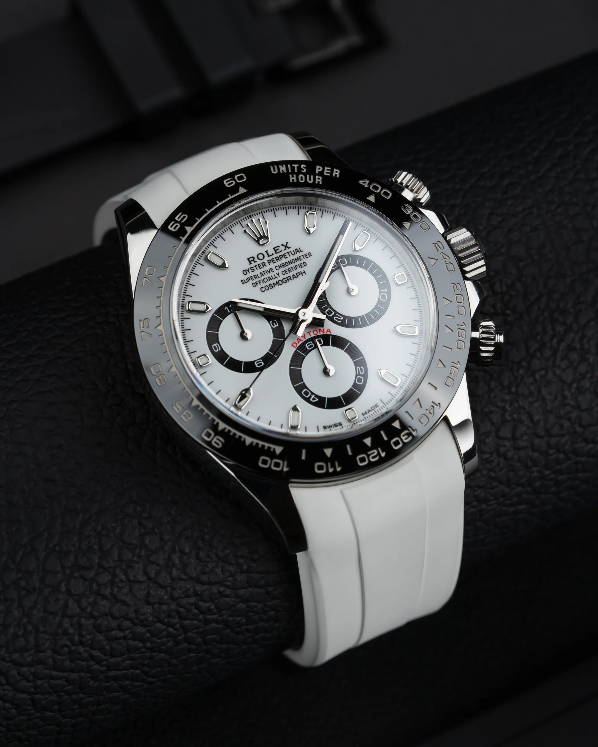 Rubber Strap for Rolex Daytona 116500LN Panda - Image 7