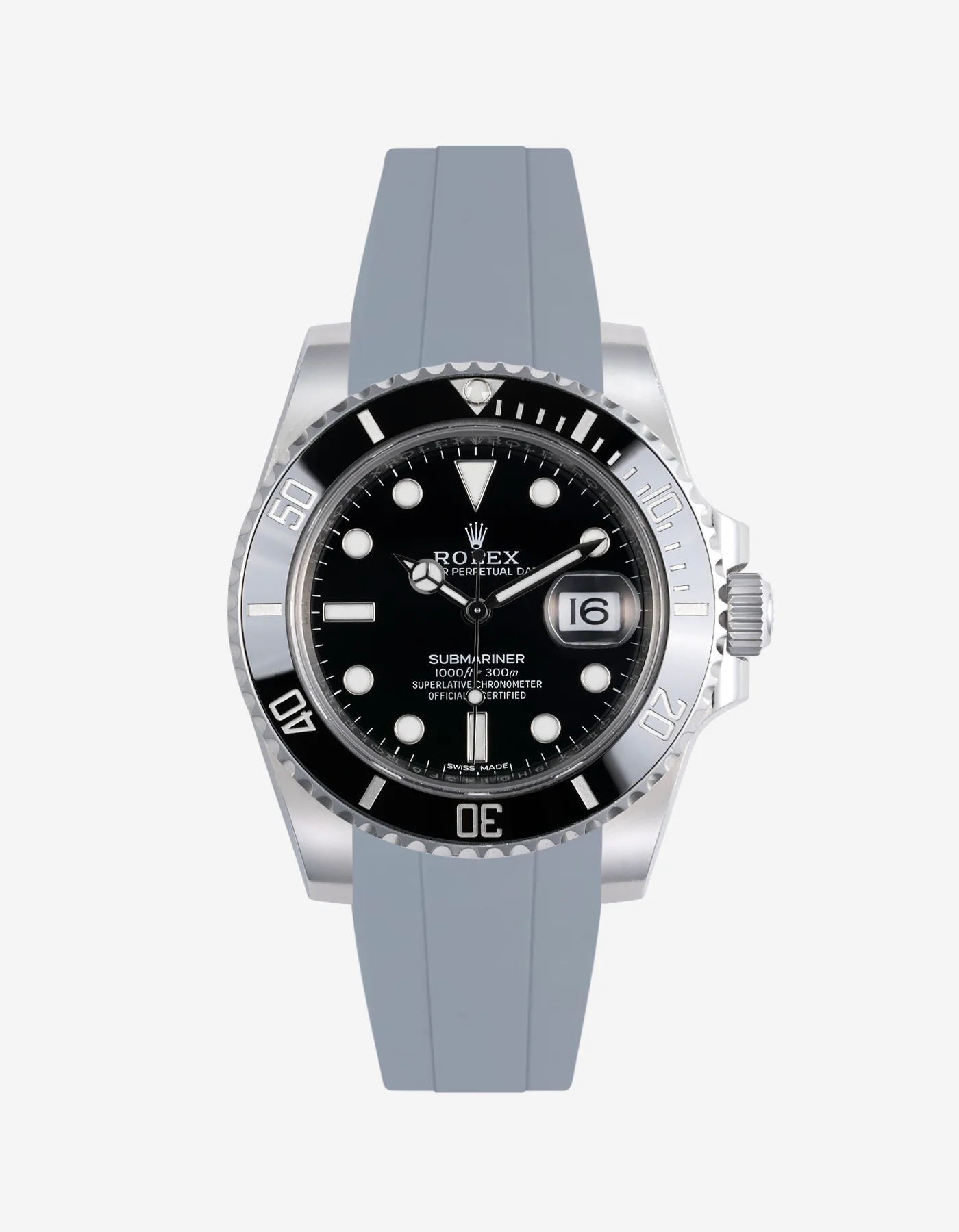 FKM Rubber Strap for Rolex Submariner 116610LN - Image 10
