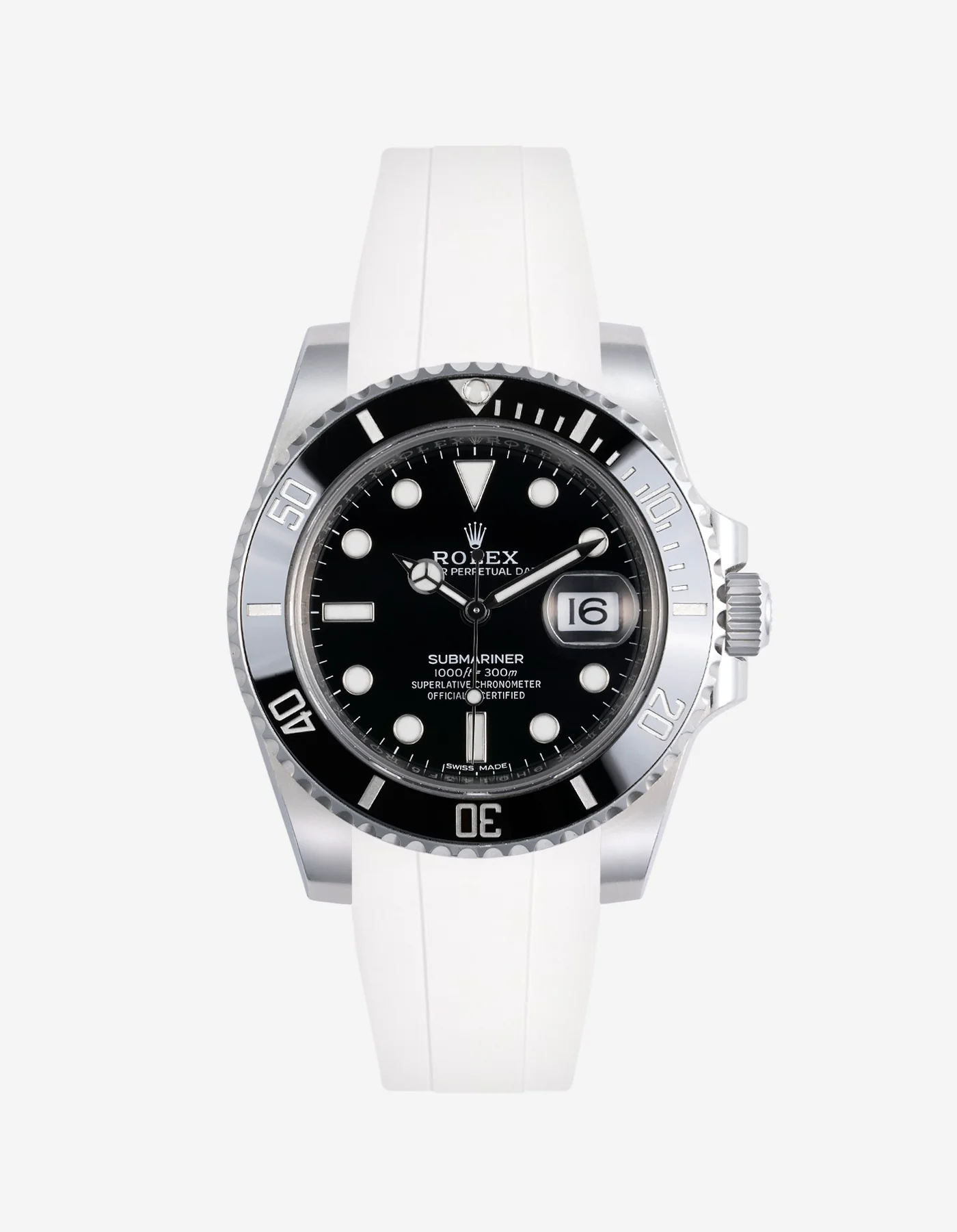FKM Rubber Strap for Rolex Submariner 116610LN - Image 14