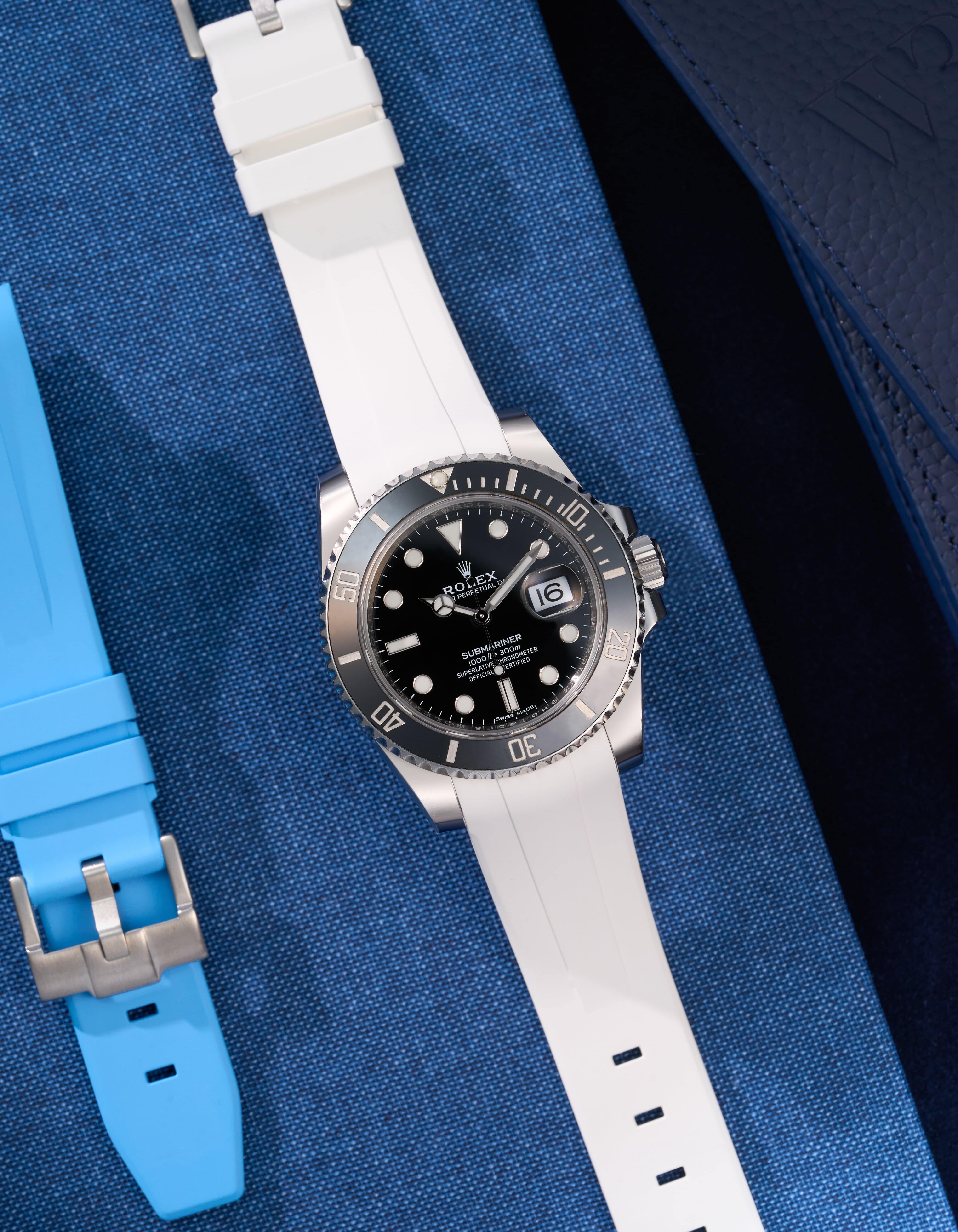 FKM Rubber Strap for Rolex Submariner 116610LN - Image 16