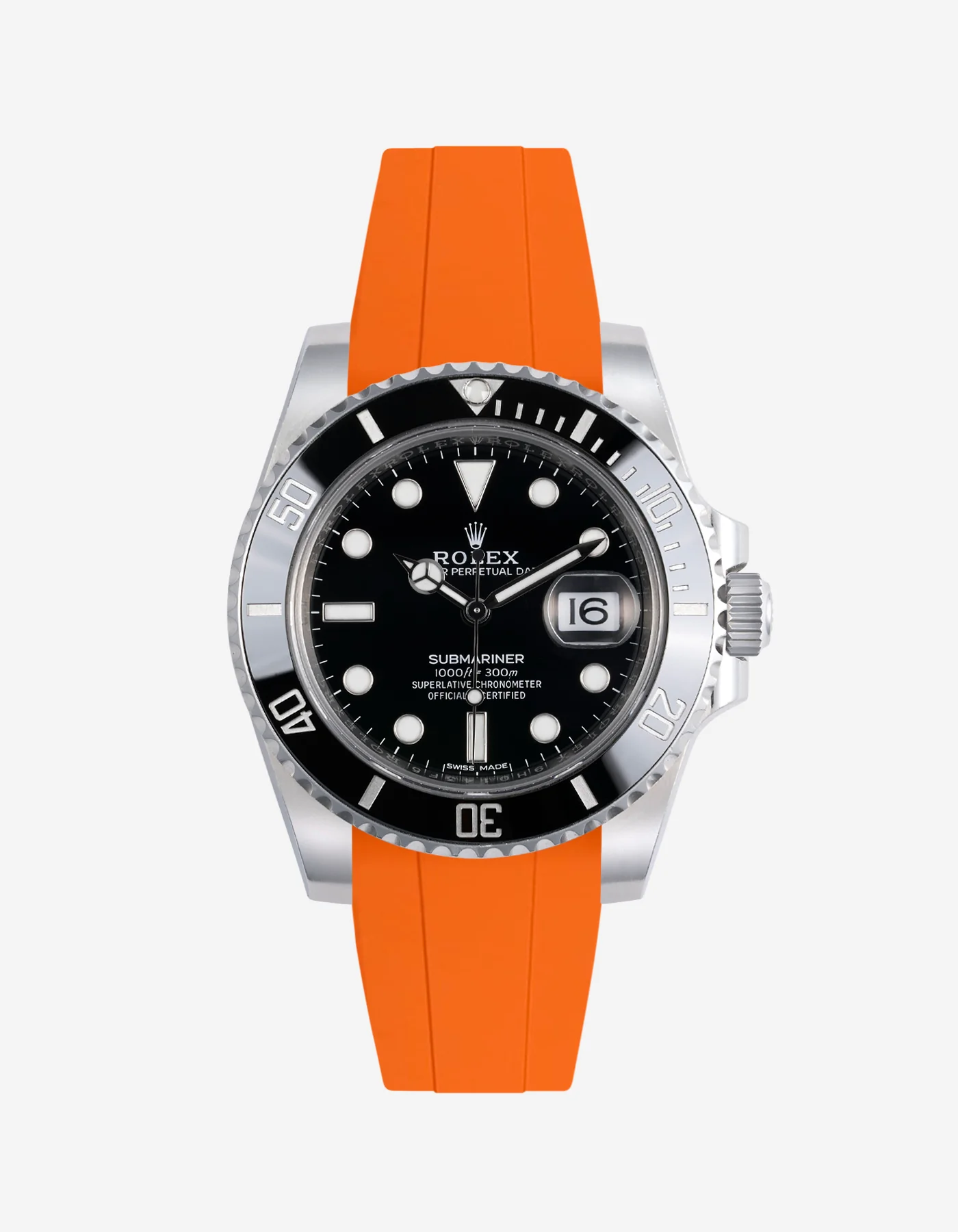 FKM Rubber Strap for Rolex Submariner 116610LN - Image 18