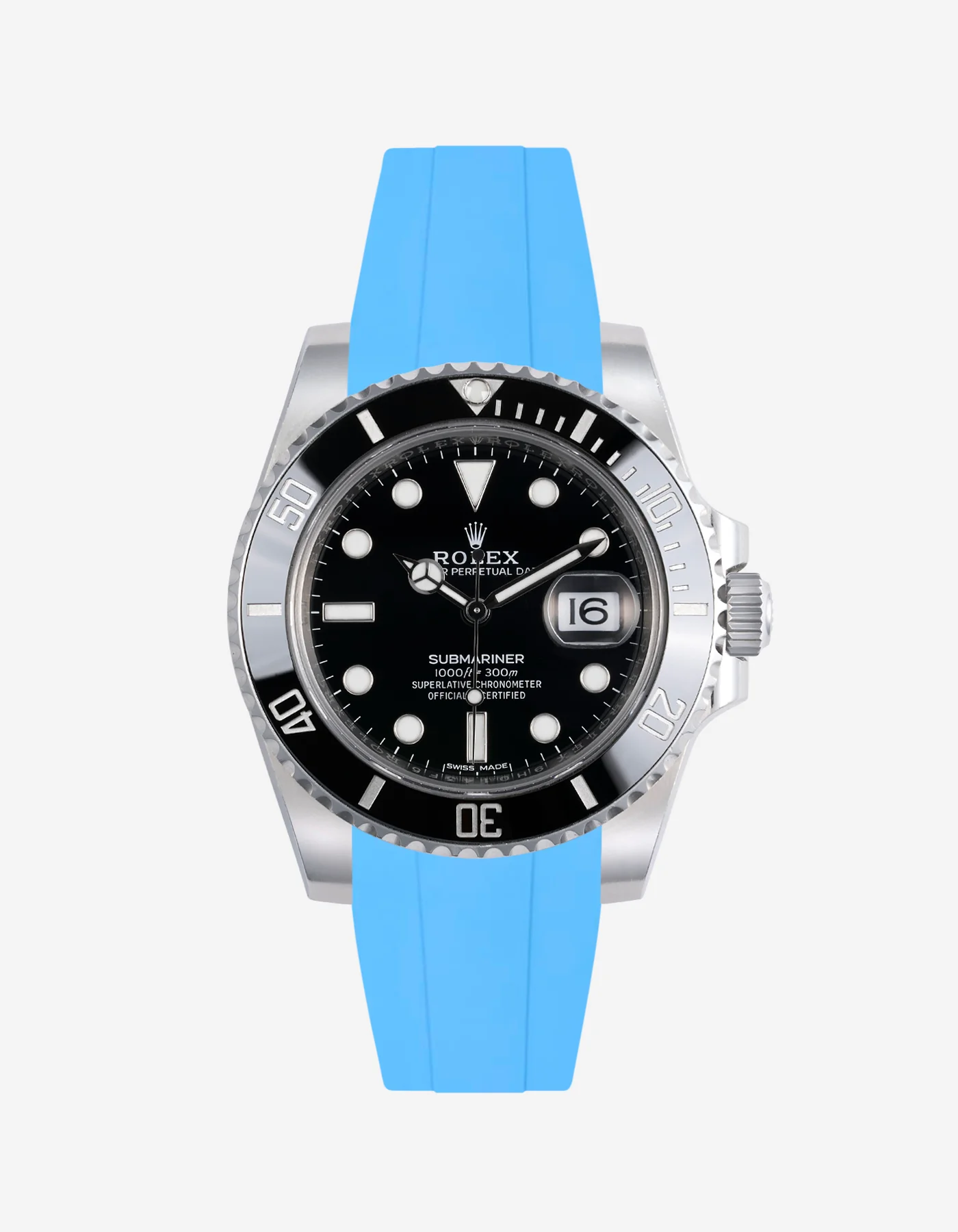FKM Rubber Strap for Rolex Submariner 116610LN - Image 21