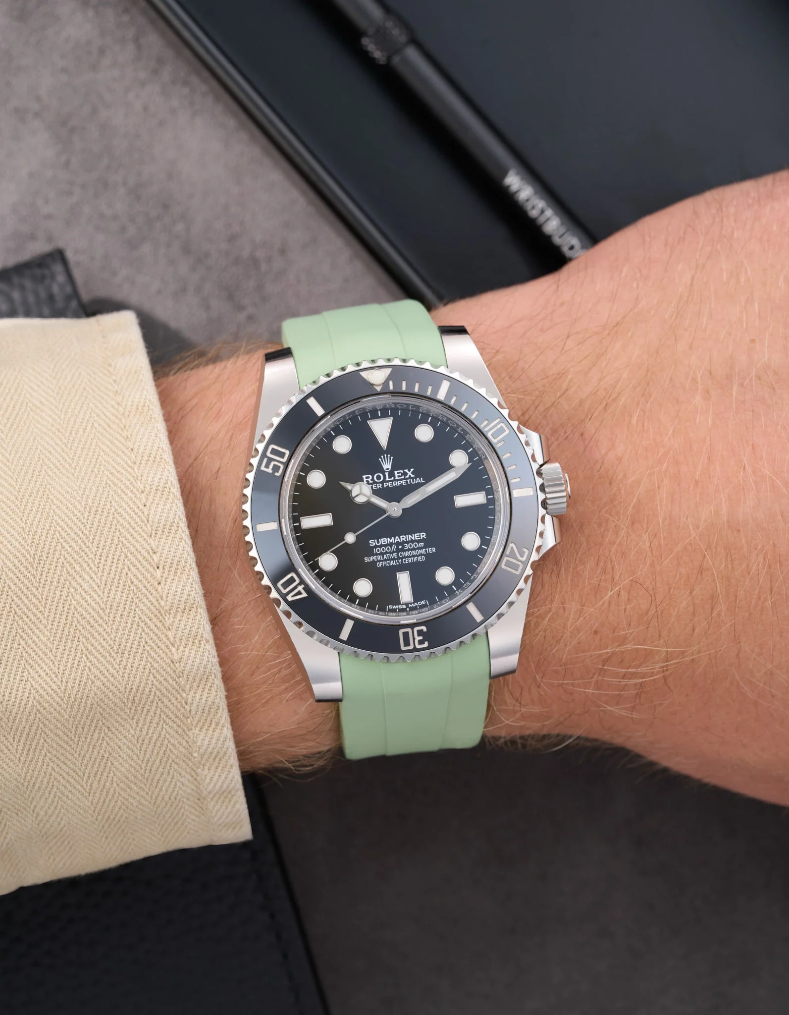 FKM Rubber Strap for Rolex Submariner 116610LN - Image 28