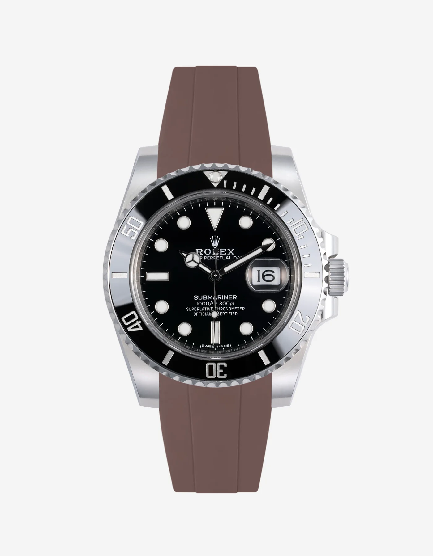 FKM Rubber Strap for Rolex Submariner 116610LN - Image 30