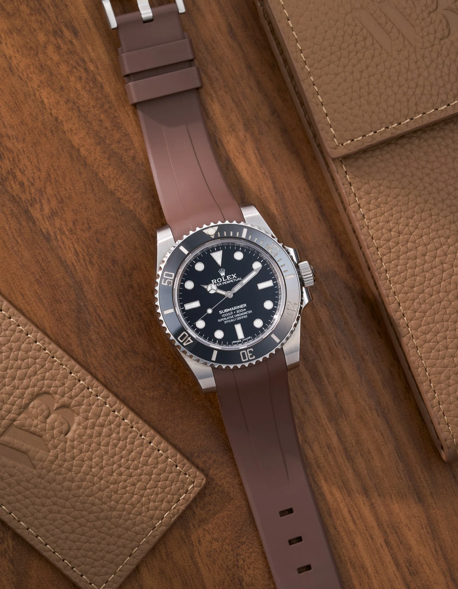 FKM Rubber Strap for Rolex Submariner 116610LN - Image 32