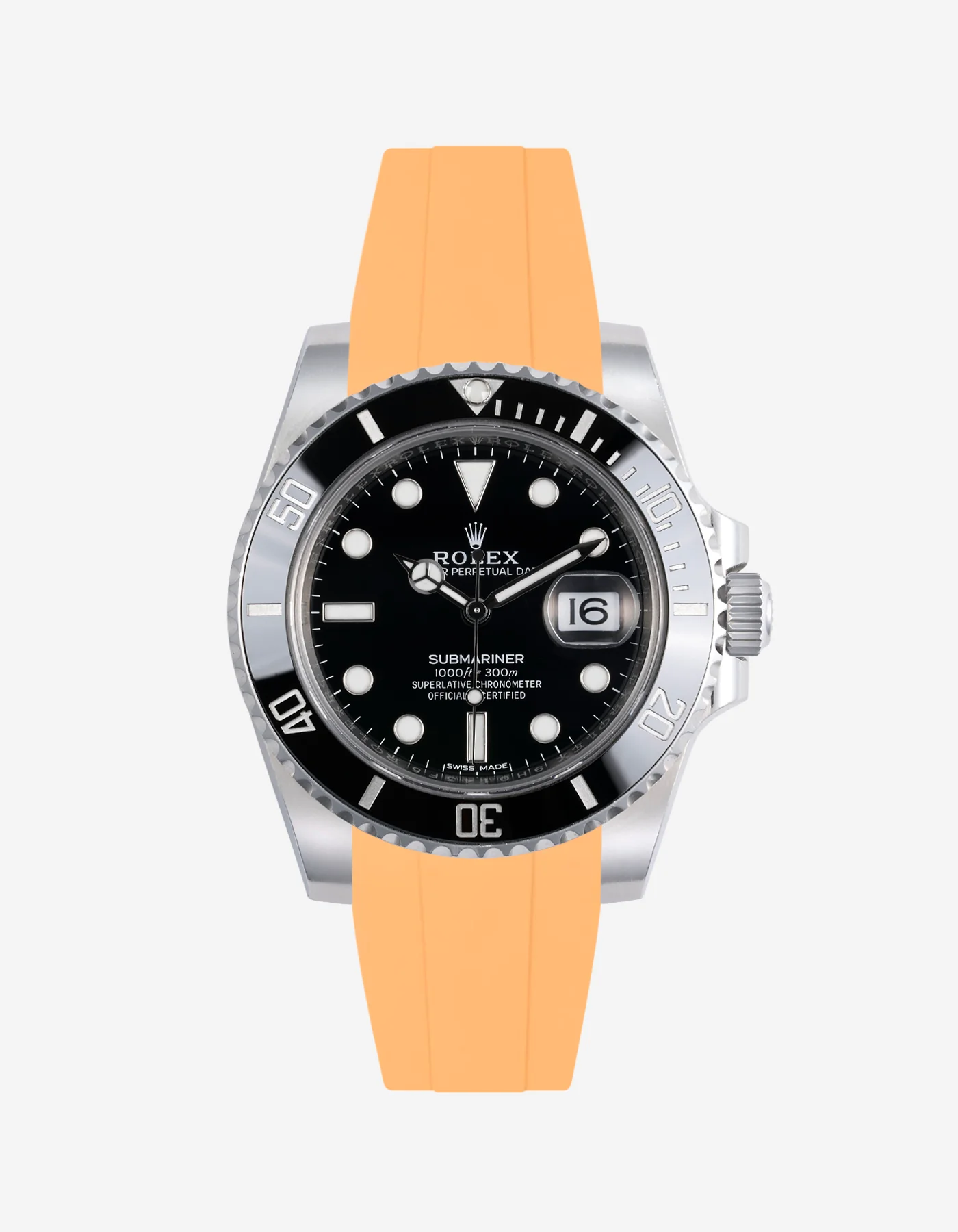 FKM Rubber Strap for Rolex Submariner 116610LN - Image 34