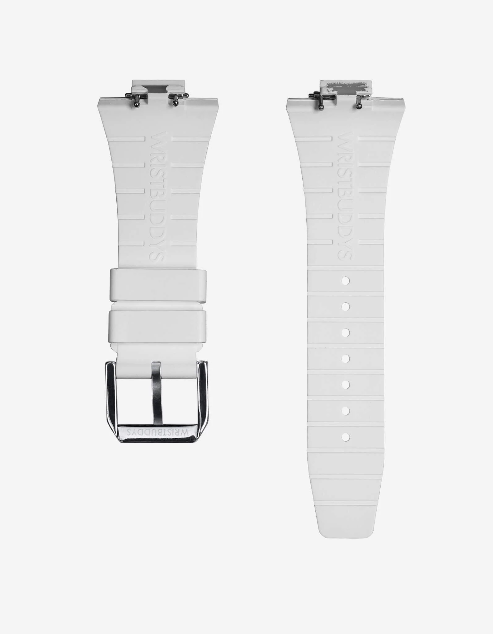 FKM Rubber Strap For Tissot PRX - White - Image 9