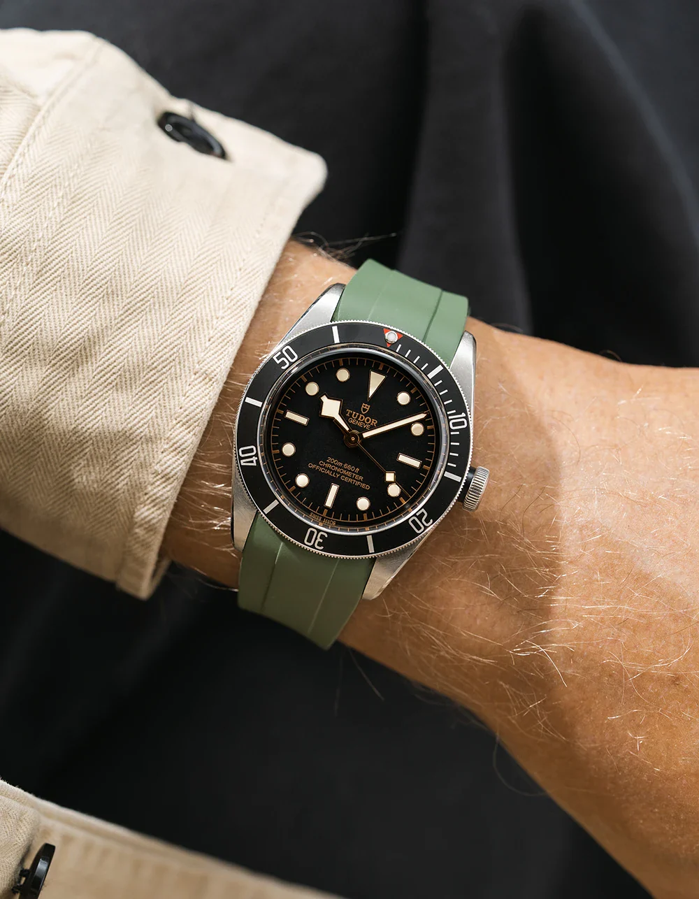 Rubber Strap for Tudor Black Bay Heritage 41 - Image 7