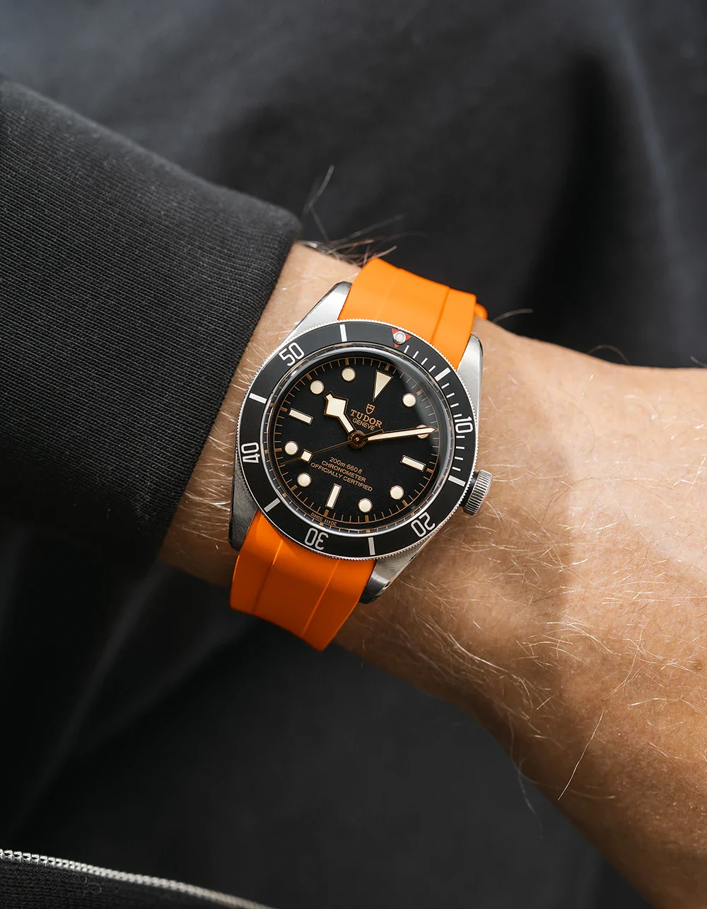 Rubber Strap for Tudor Black Bay Heritage 41 - Image 9