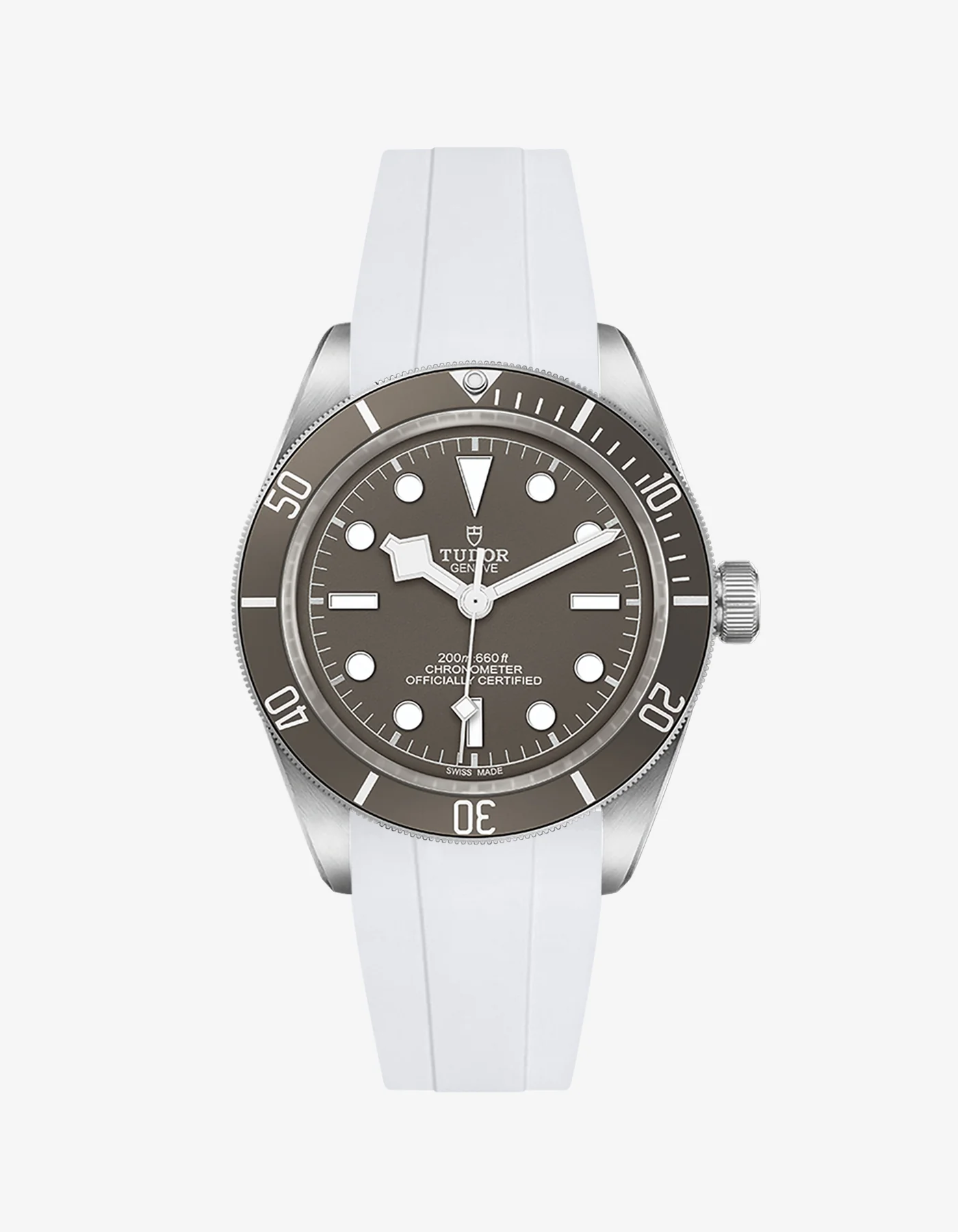 Rubber Strap for Tudor Black Bay 58 925 Silver - Image 8
