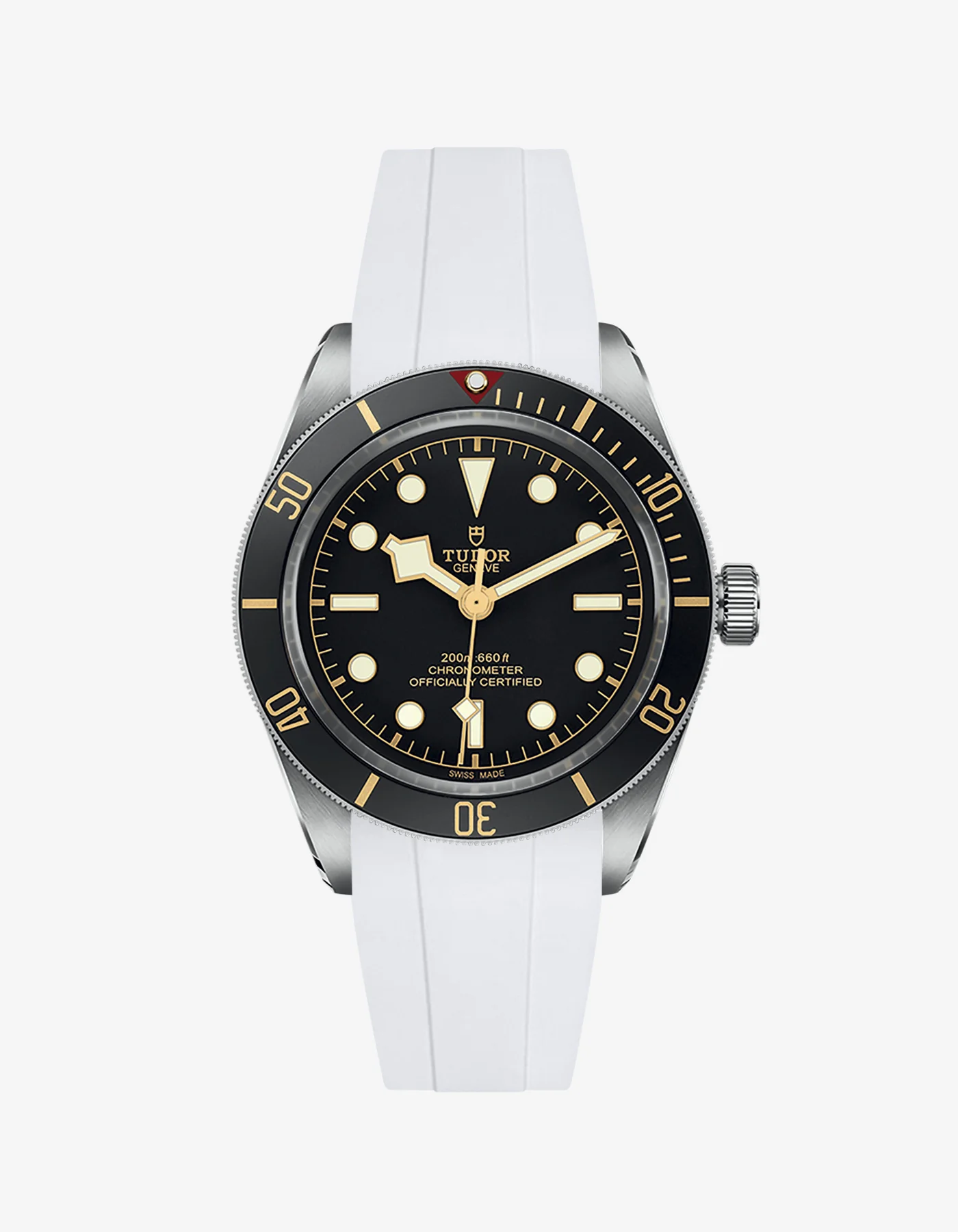 Rubber Strap for Tudor Black Bay 58 Black - Image 10
