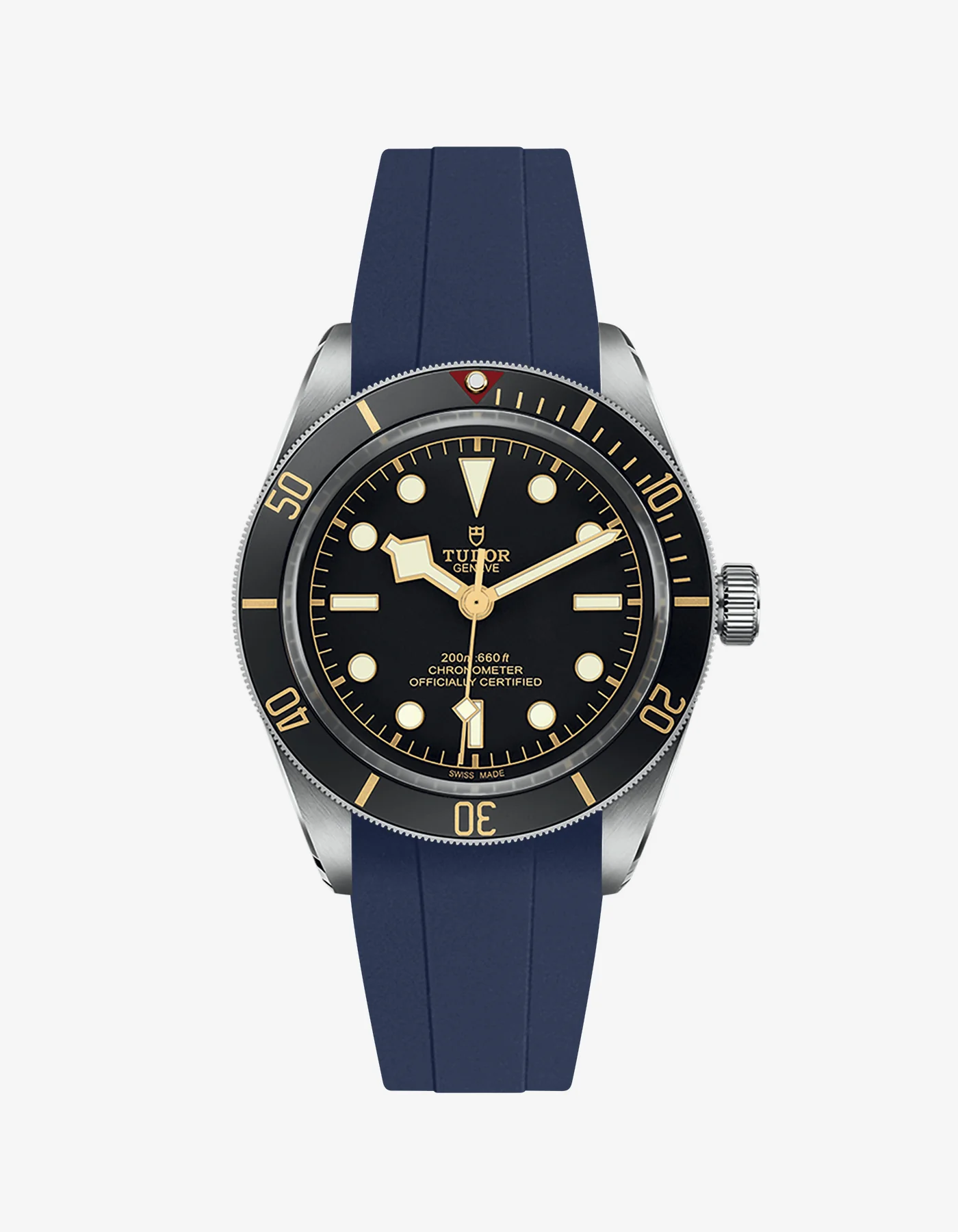 Rubber Strap for Tudor Black Bay 58 Black - Image 14