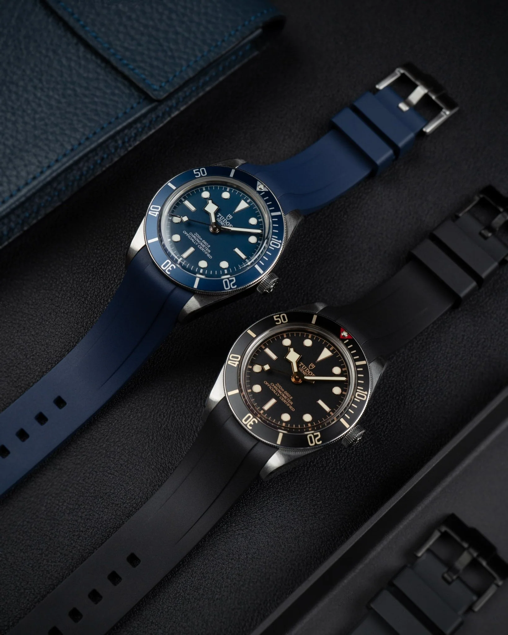 Rubber Strap for Tudor Black Bay 58 Black - Image 5