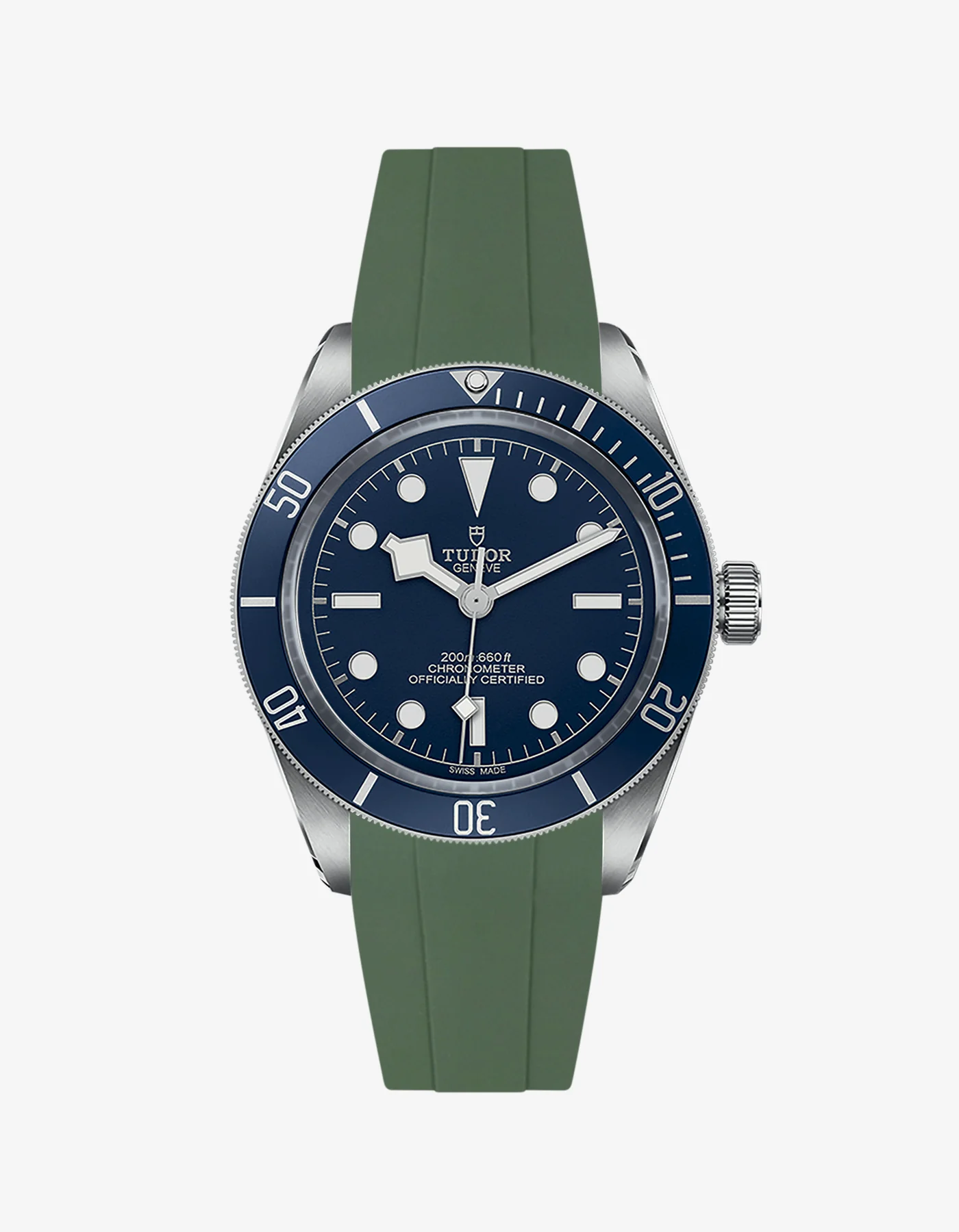 Rubber Strap for Tudor Black Bay 58 Navy Blue - Image 12