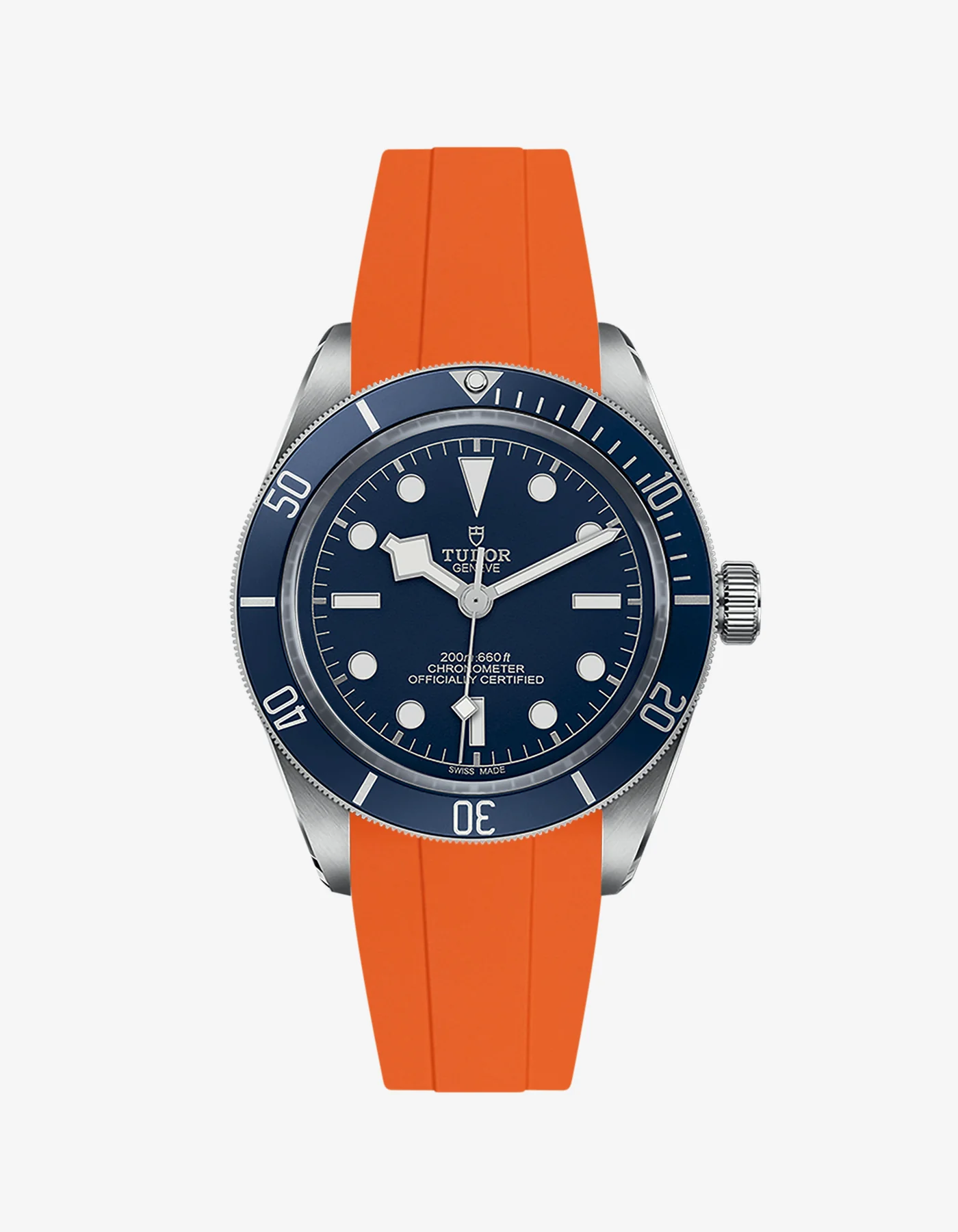 Rubber Strap for Tudor Black Bay 58 Navy Blue - Image 19