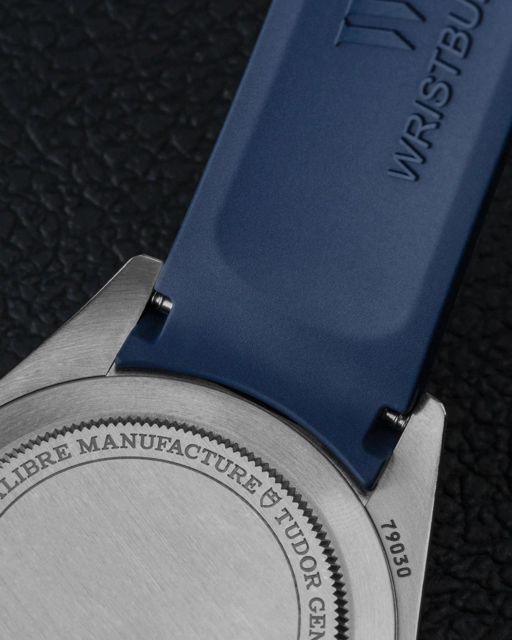 Rubber Strap for Tudor Black Bay 58 Navy Blue - Image 6