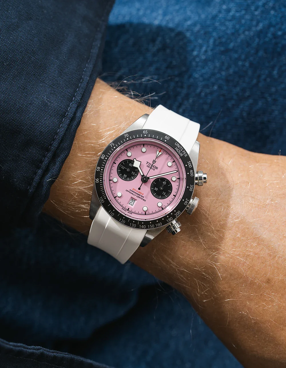Rubber Strap for Tudor Black Bay Chrono - Image 13