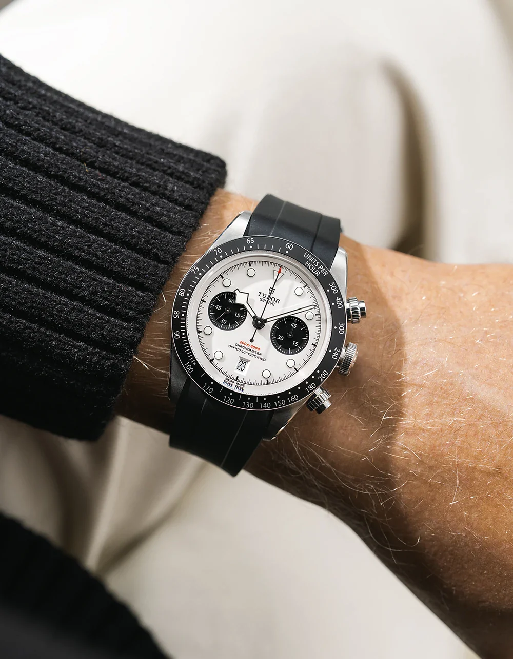 Rubber Strap for Tudor Black Bay Chrono - Image 3
