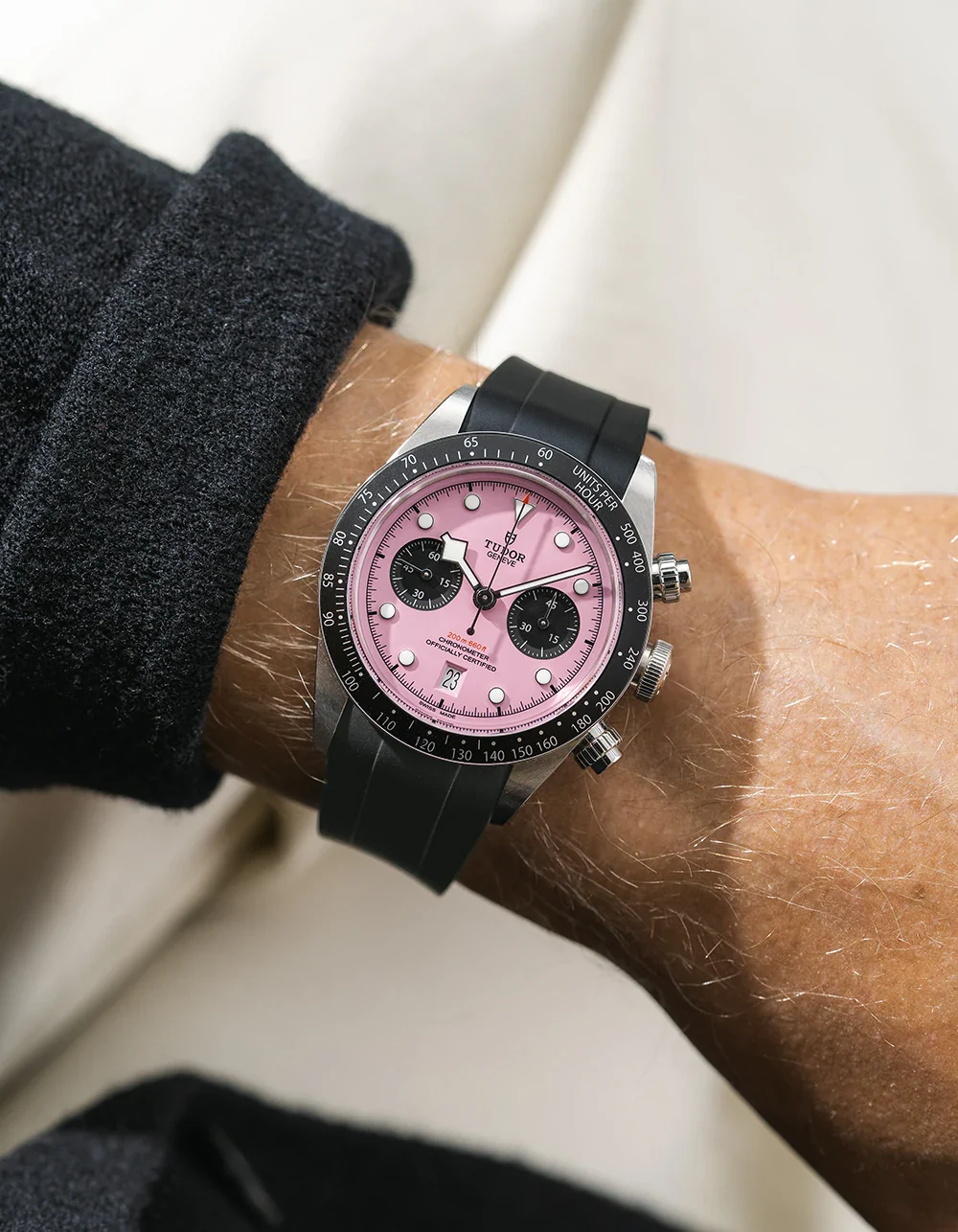 Rubber Strap for Tudor Black Bay Chrono - Image 4