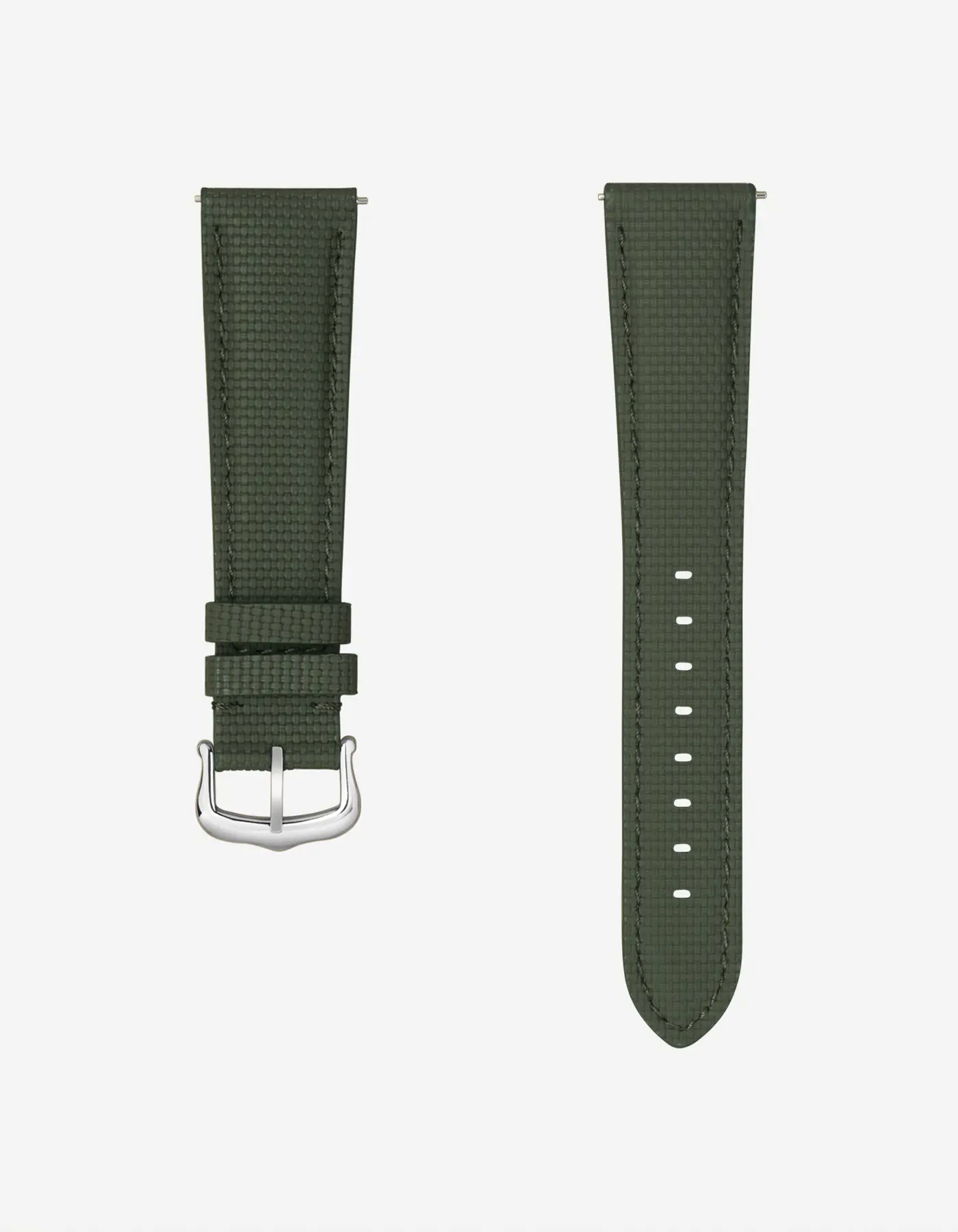 Rubberised Sailcloth Leather Strap 19mm-20mm - Image 6