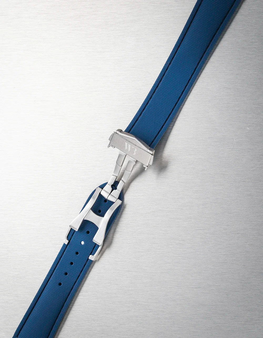 Sailcloth FKM Rubber Strap With Deployant Clasp 18mm-22mm - Image 6