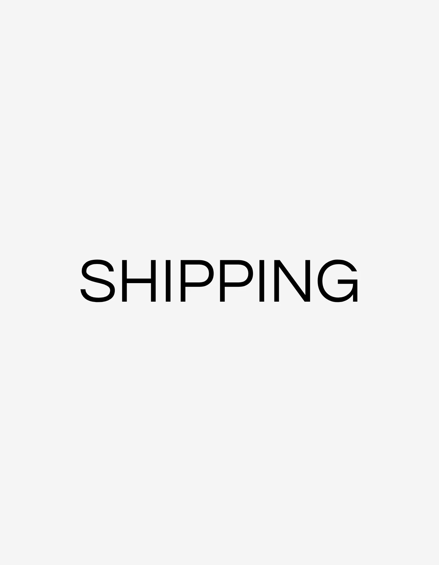 Shipping