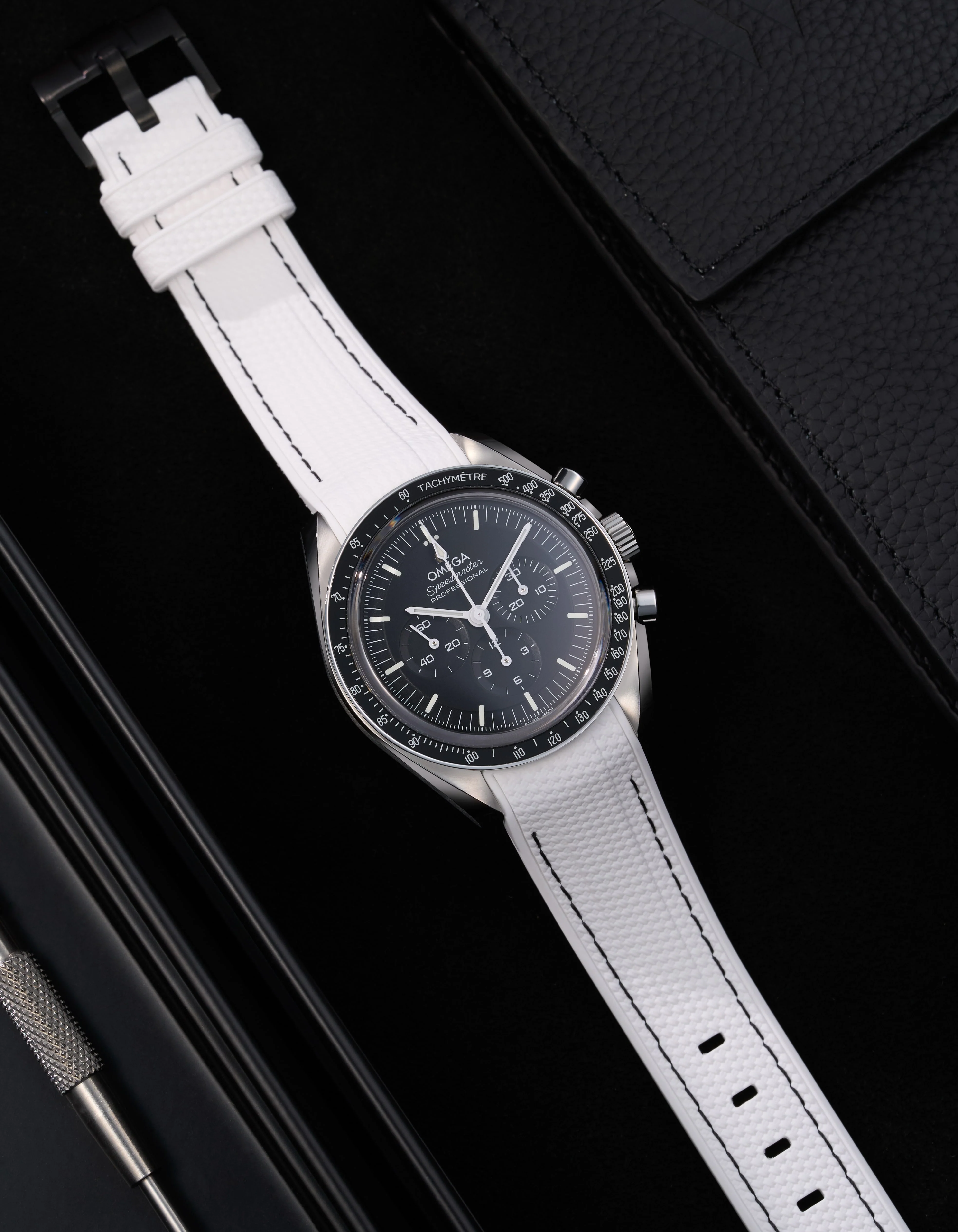Vertech Rubber Strap for Omega Speedmaster - Image 15