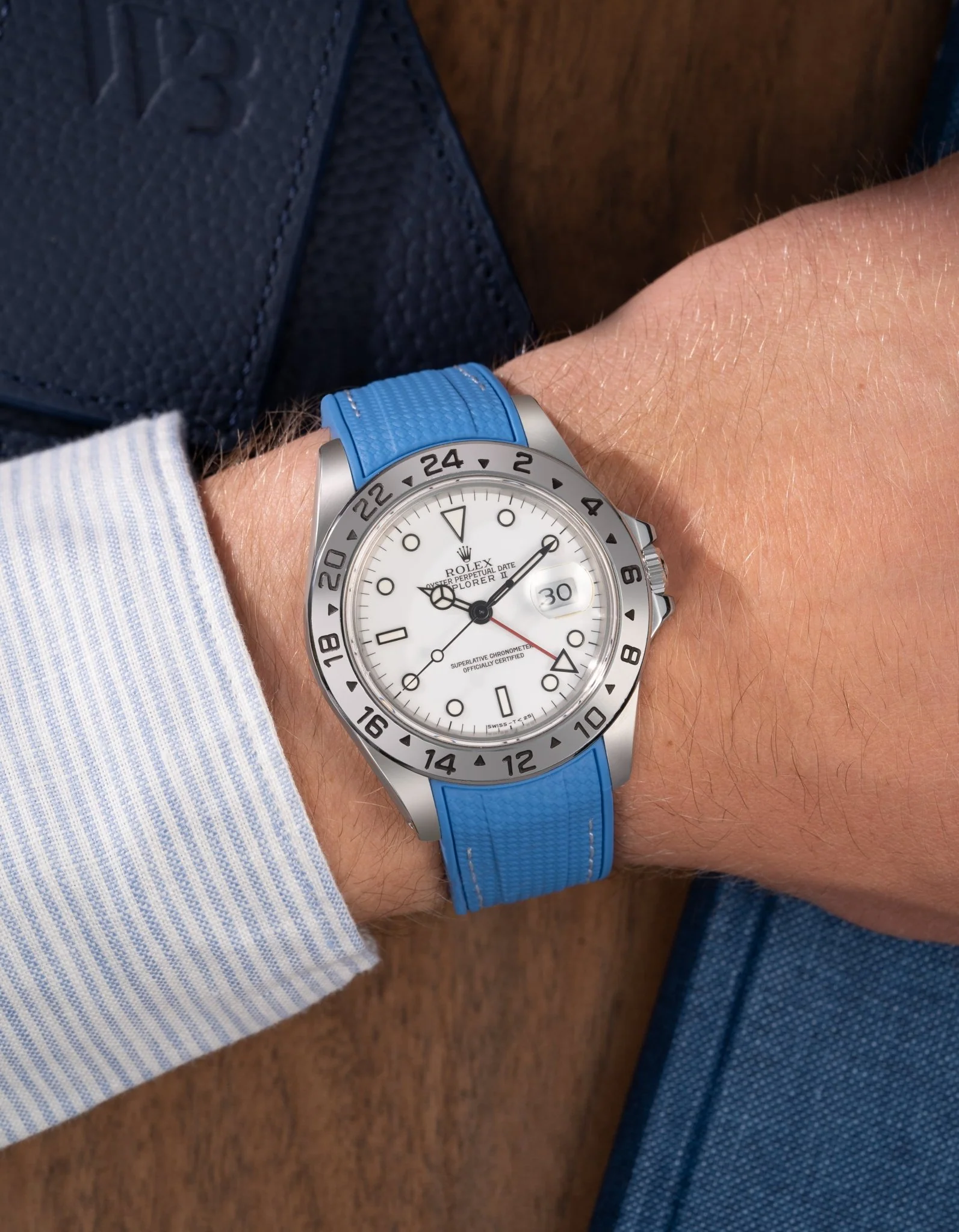Vertech Rubber Strap for Rolex Explorer II 16570 - Image 19