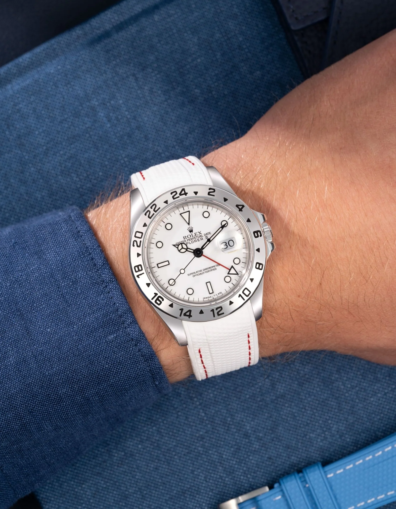 Vertech Rubber Strap for Rolex Explorer II 16570 - Image 22