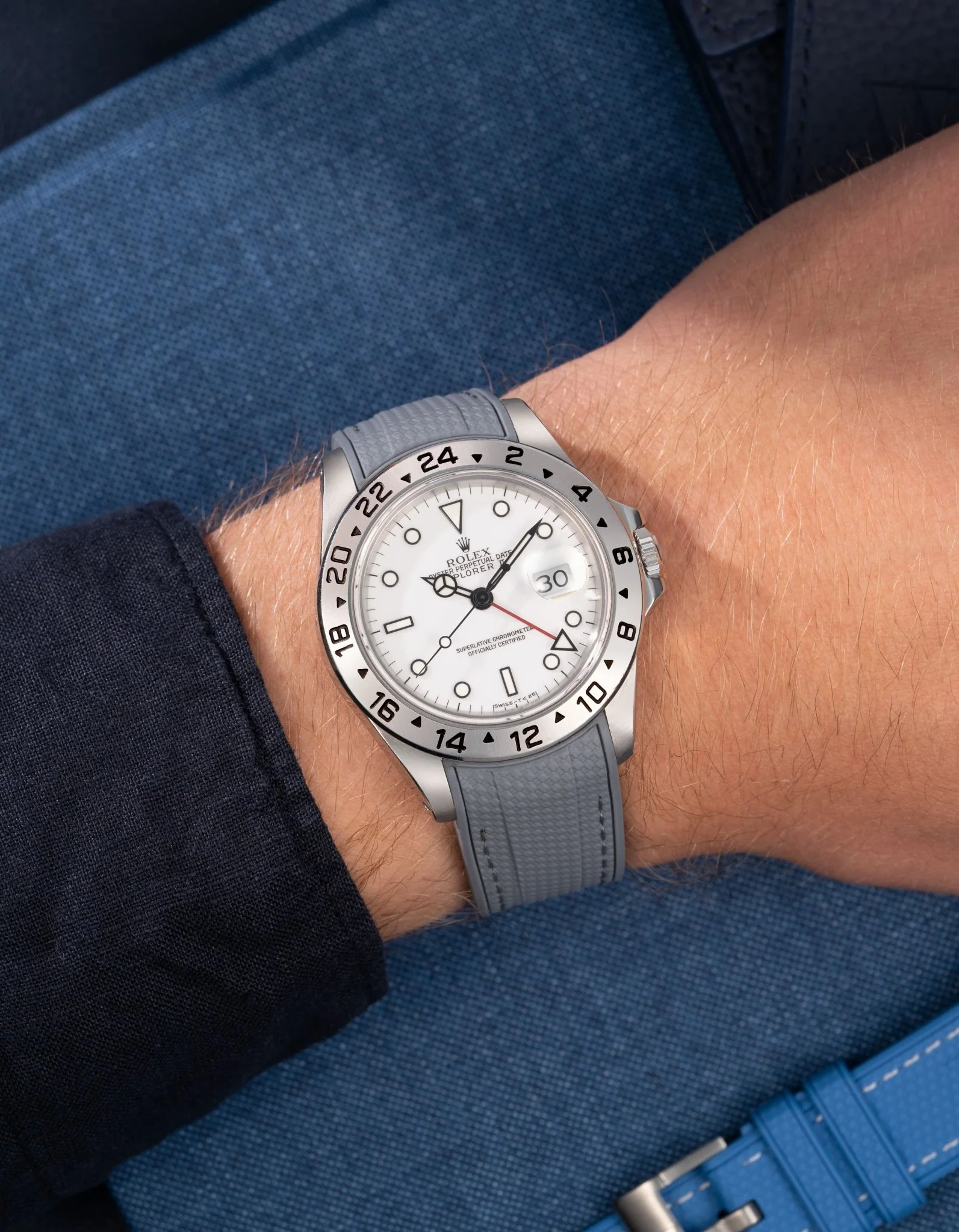 Vertech Rubber Strap for Rolex Explorer II 16570 - Image 26