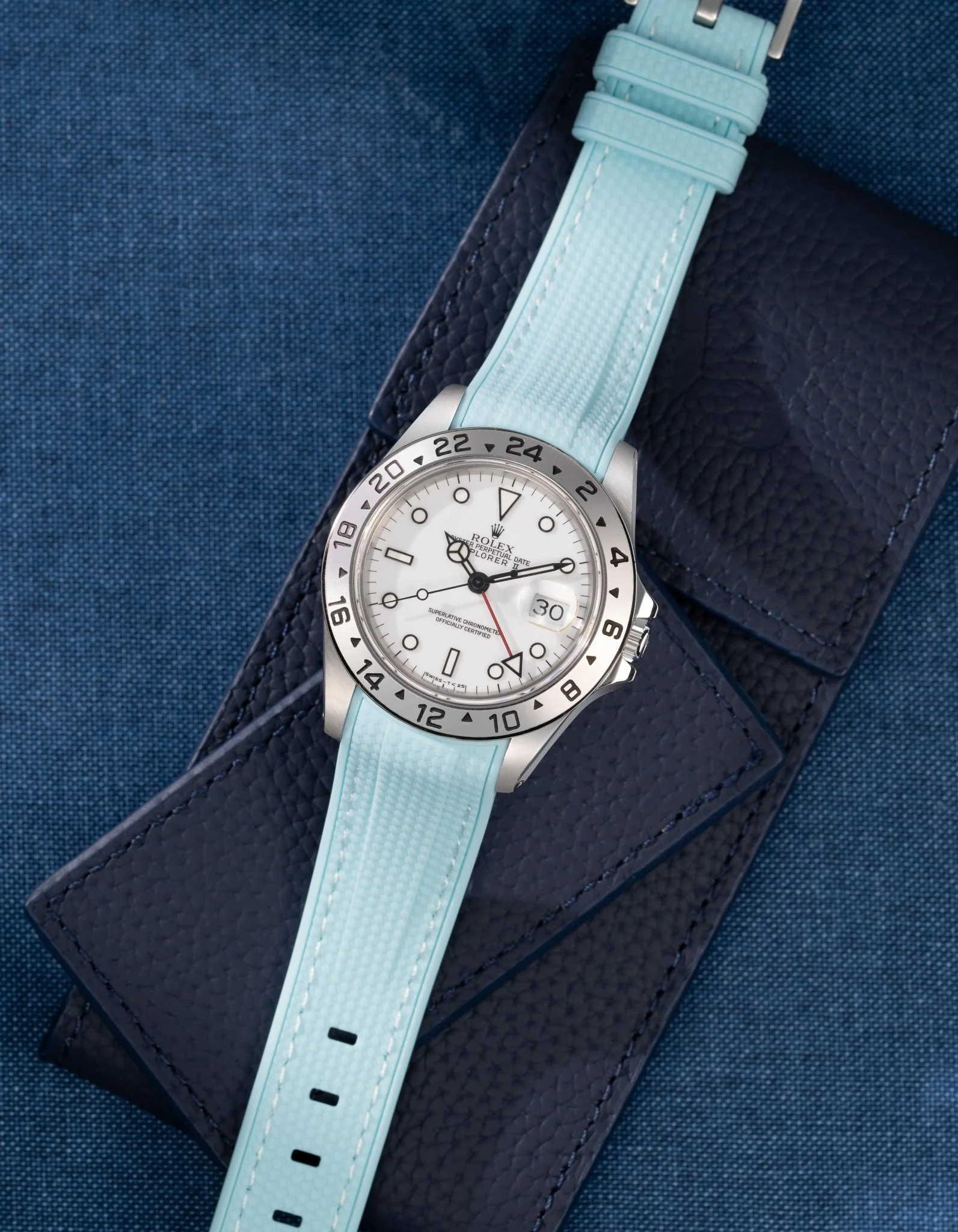 Vertech Rubber Strap for Rolex Explorer II 16570 - Image 34