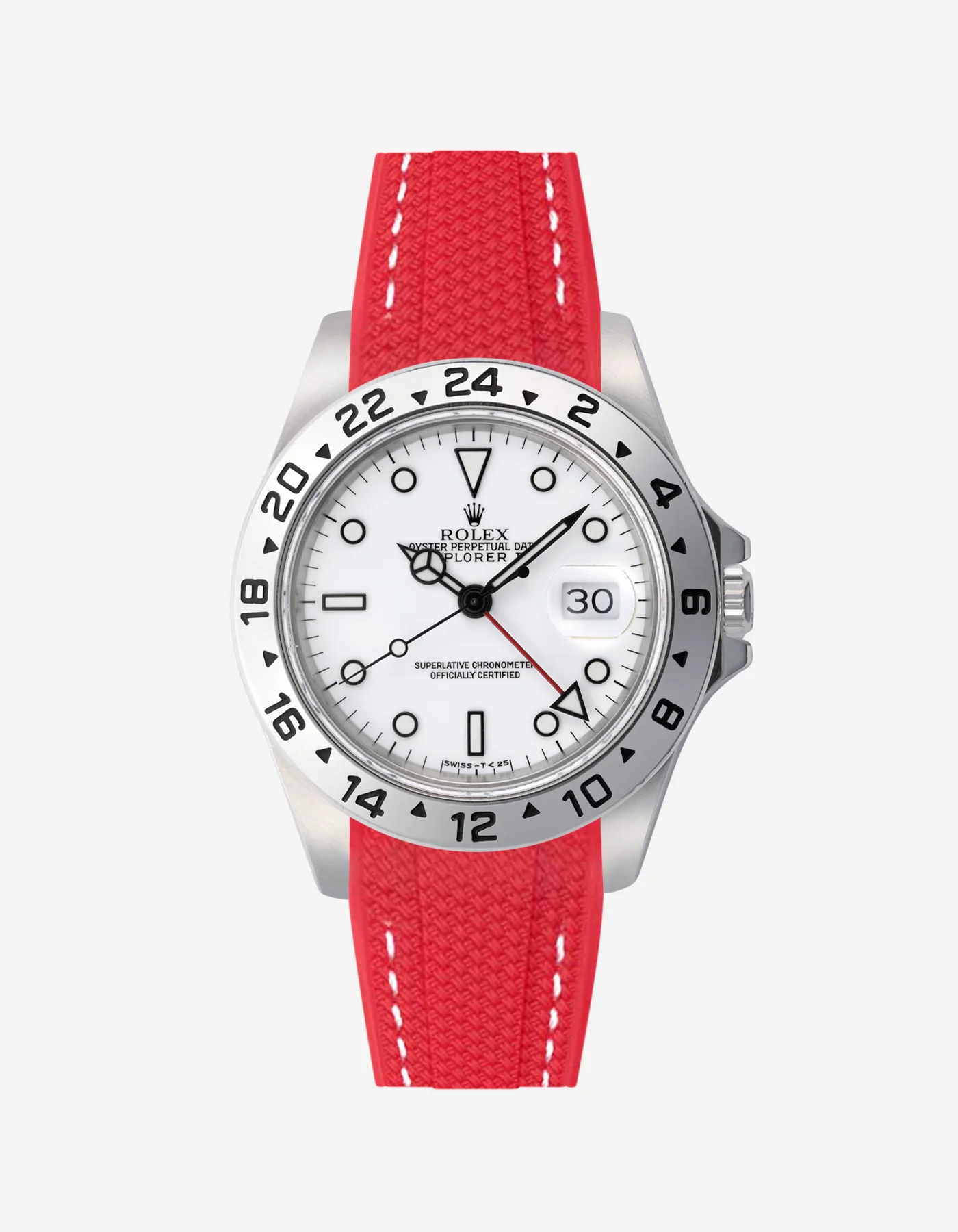 Vertech Rubber Strap for Rolex Explorer II 16570 - Image 9