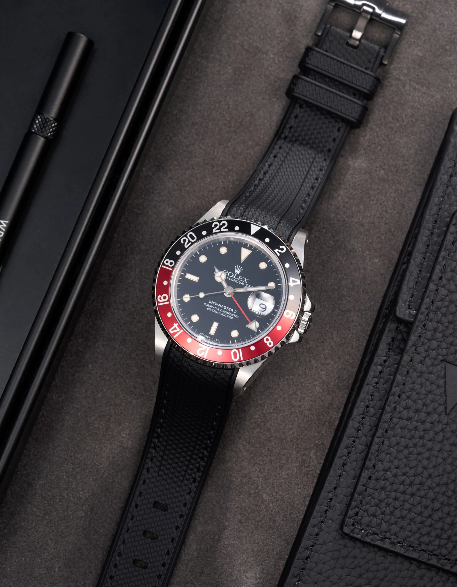 Vertech Rubber Strap for Rolex GMT Master II 16710 Coke - Image 11
