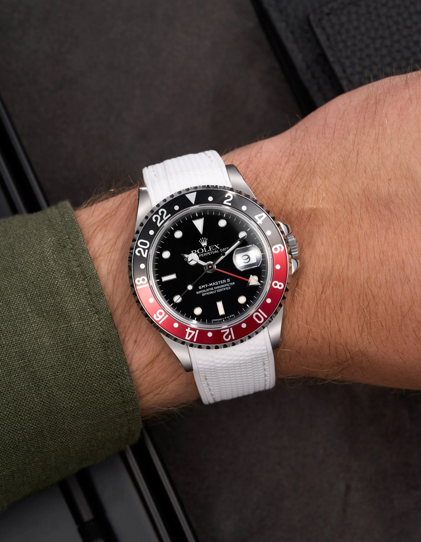 Vertech Rubber Strap for Rolex GMT Master II 16710 Coke - Image 14