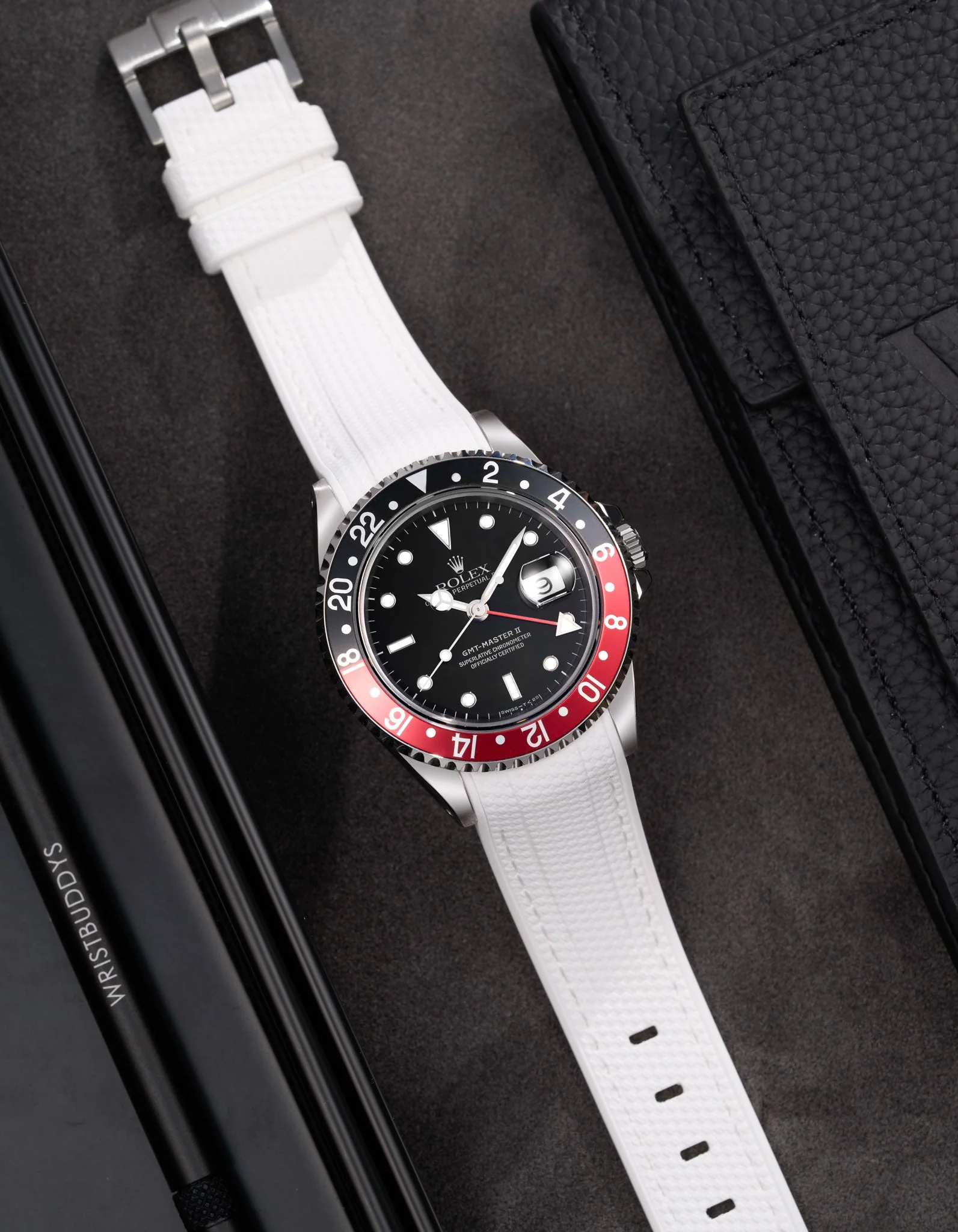 Vertech Rubber Strap for Rolex GMT Master II 16710 Coke - Image 15