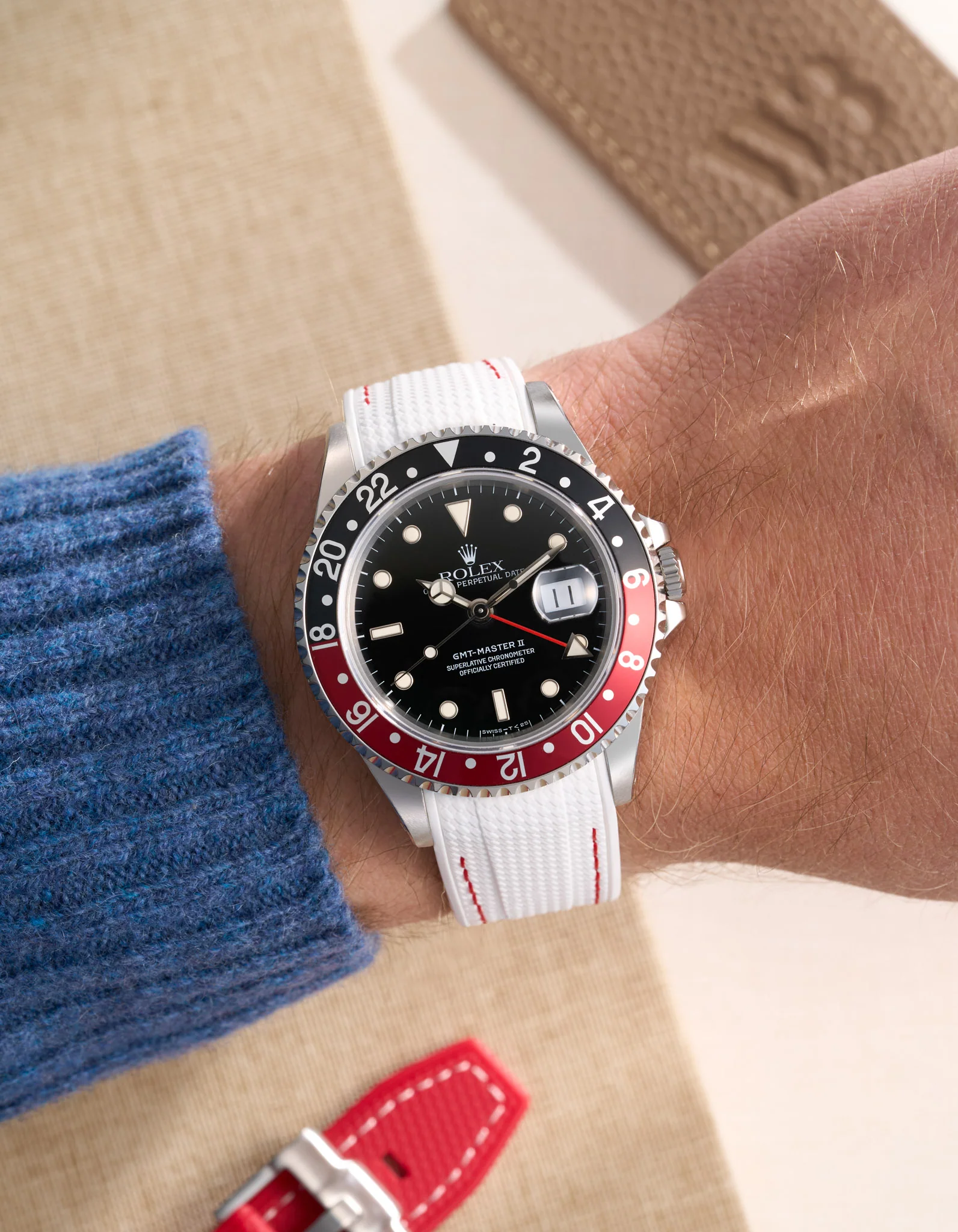 Vertech Rubber Strap for Rolex GMT Master II 16710 Coke - Image 18