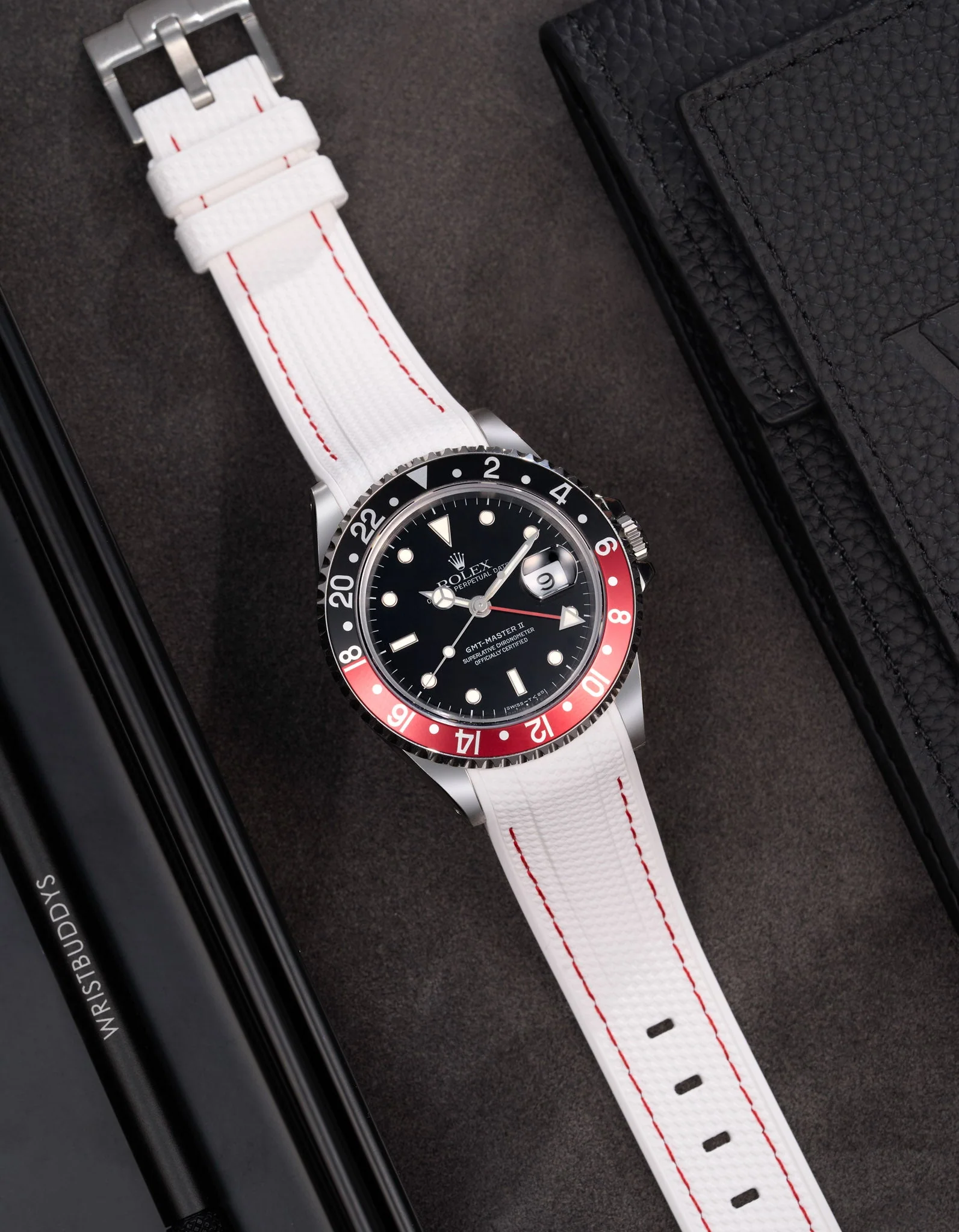Vertech Rubber Strap for Rolex GMT Master II 16710 Coke - Image 19