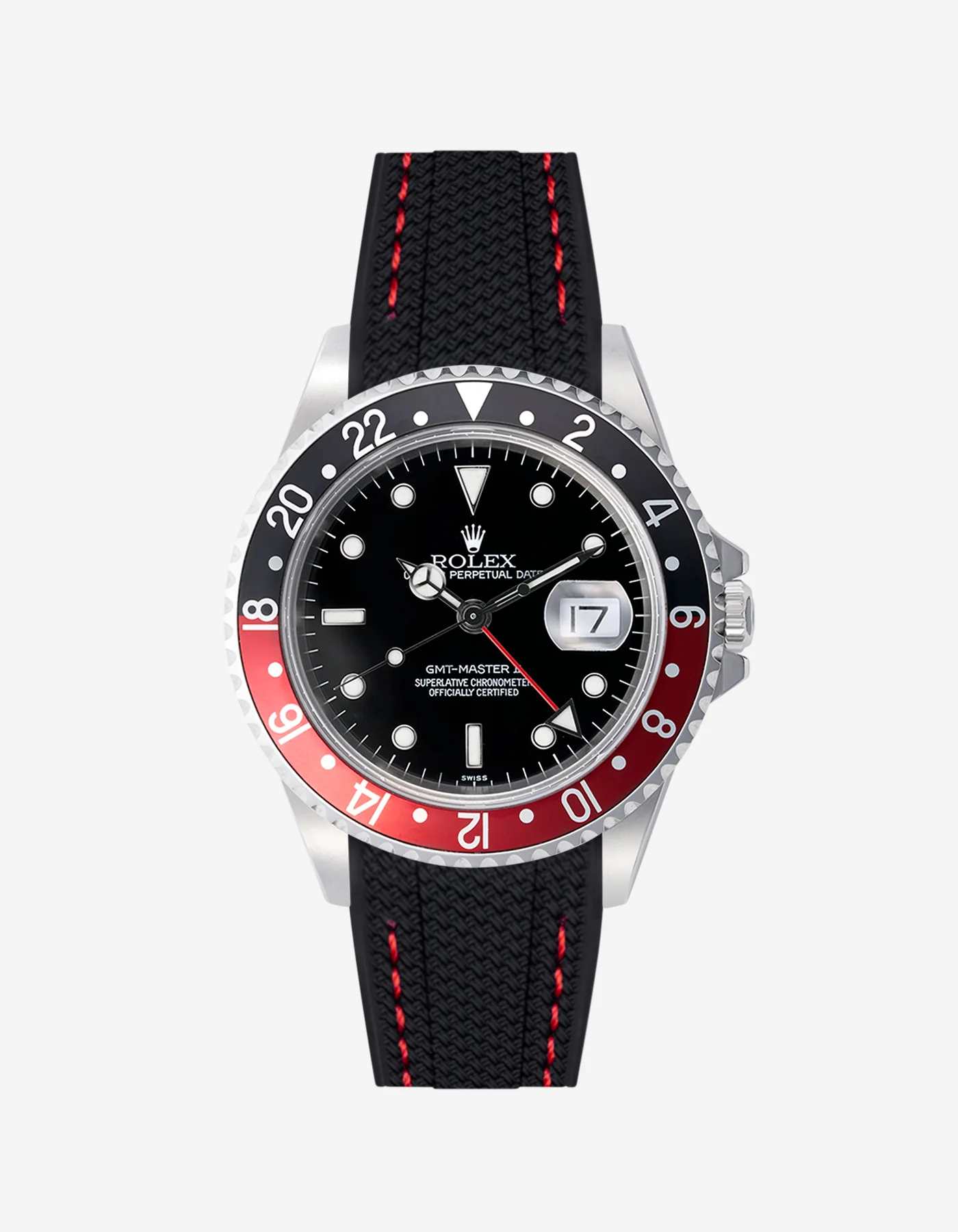 Vertech Rubber Strap for Rolex GMT Master II 16710 Coke - Image 5