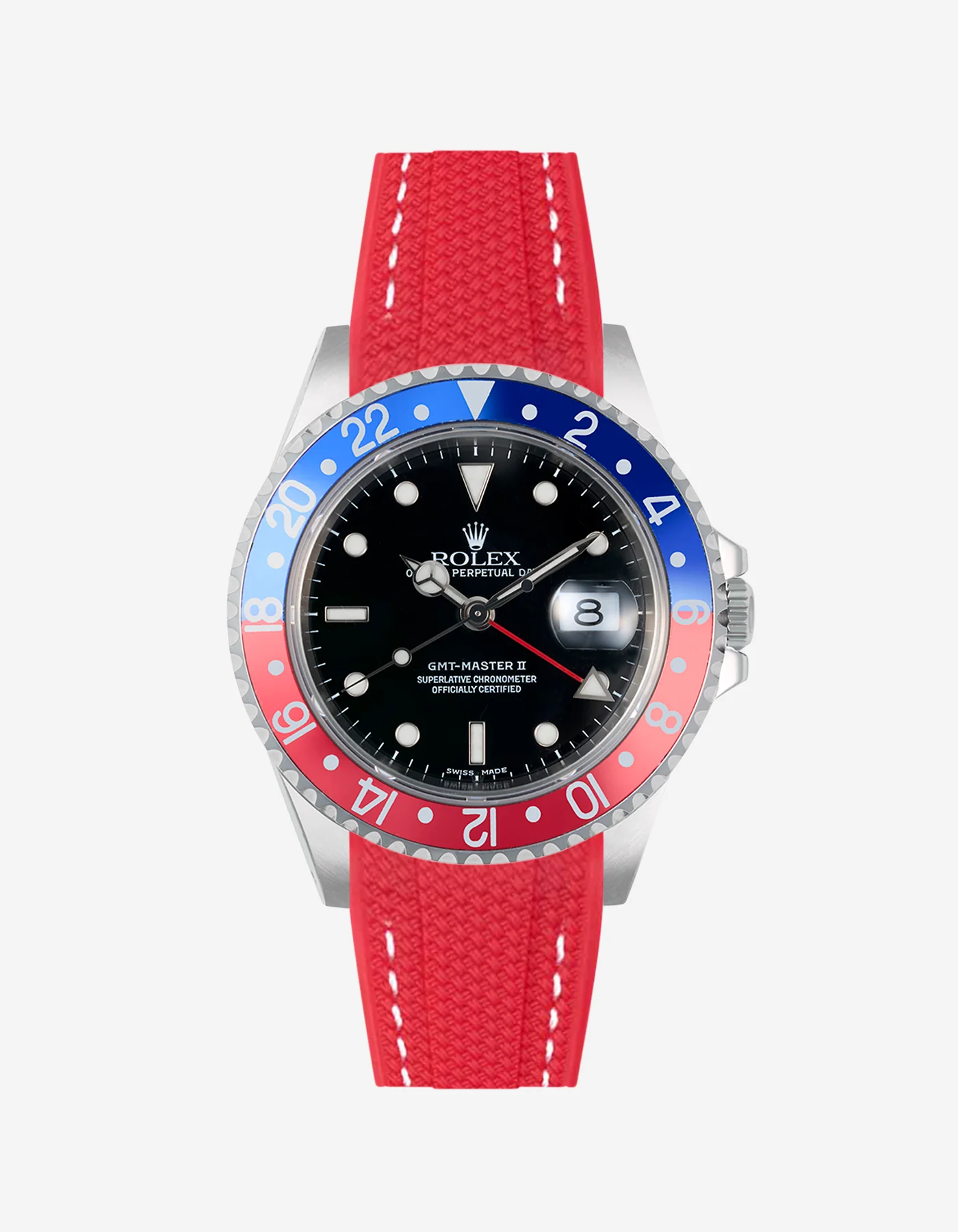 Vertech Rubber Strap for Rolex GMT Master II 16710 Pepsi - Image 13