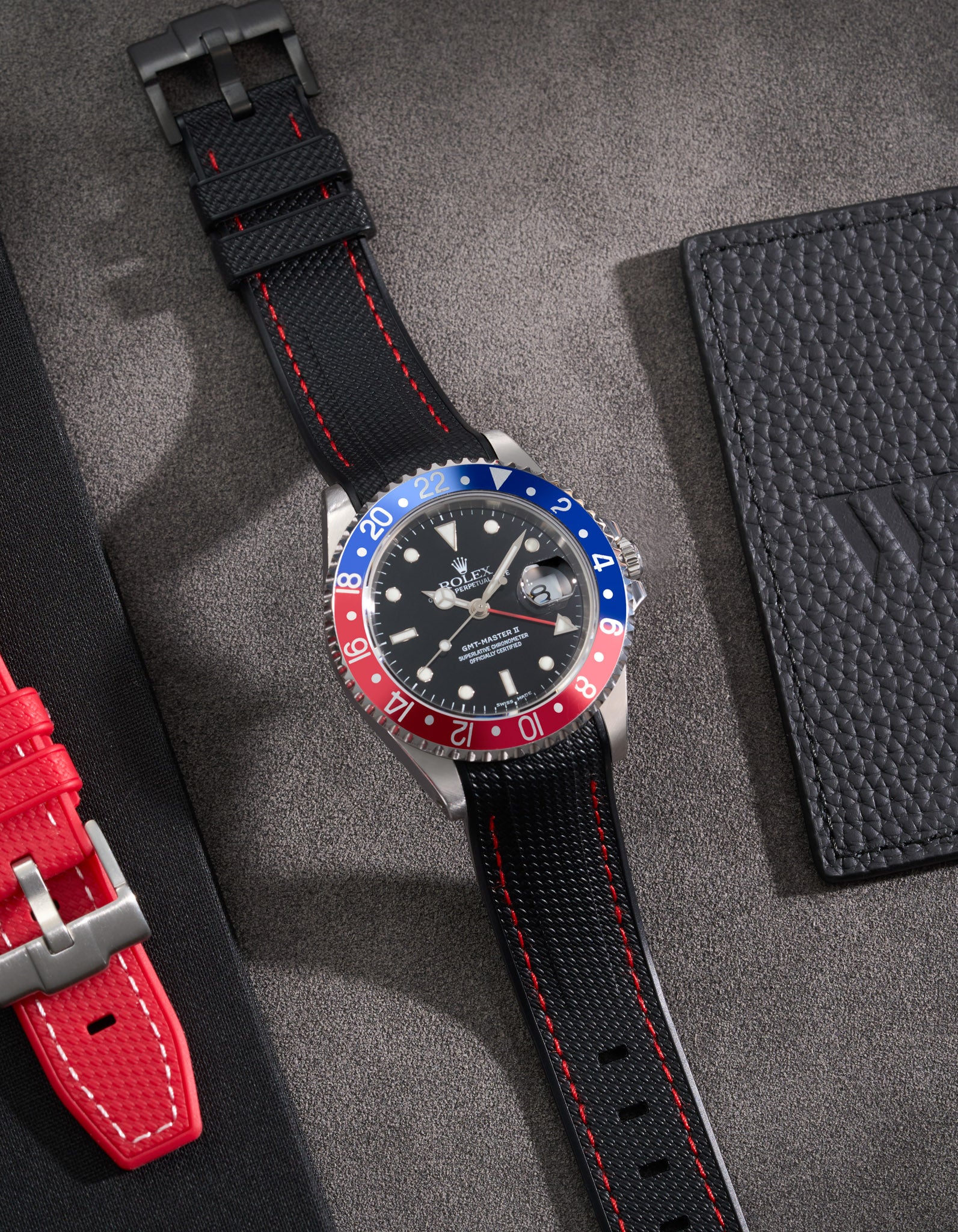 Vertech Rubber Strap for Rolex GMT Master II 16710 Pepsi - Image 17