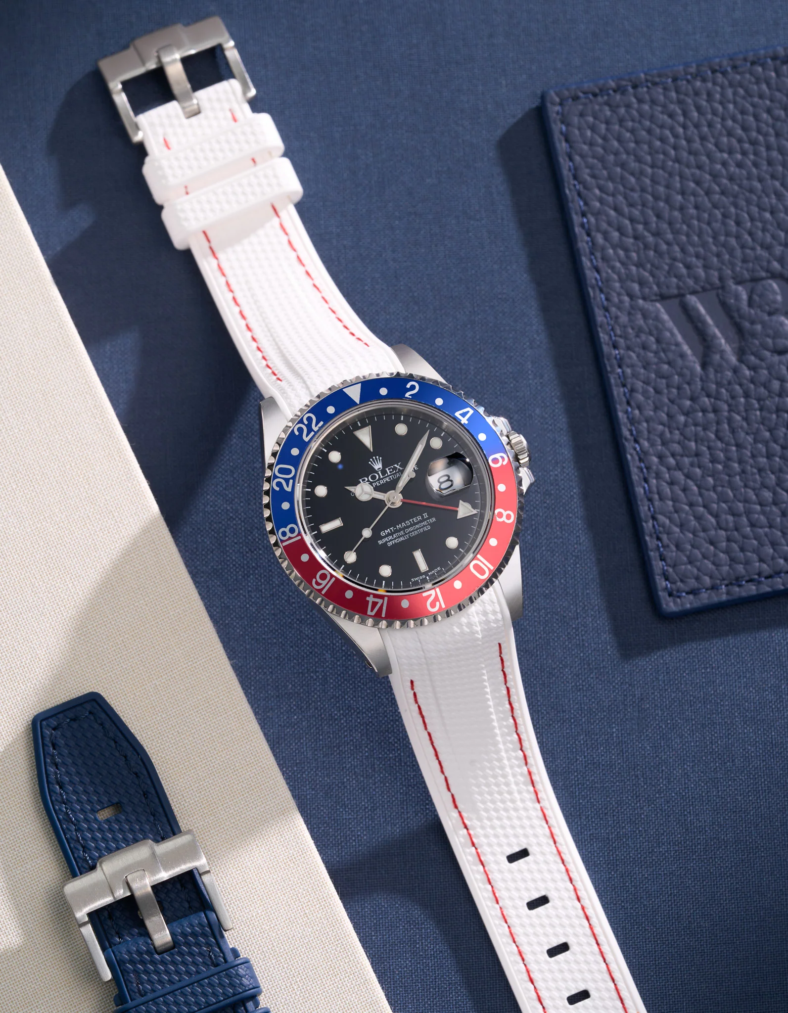 Vertech Rubber Strap for Rolex GMT Master II 16710 Pepsi - Image 20