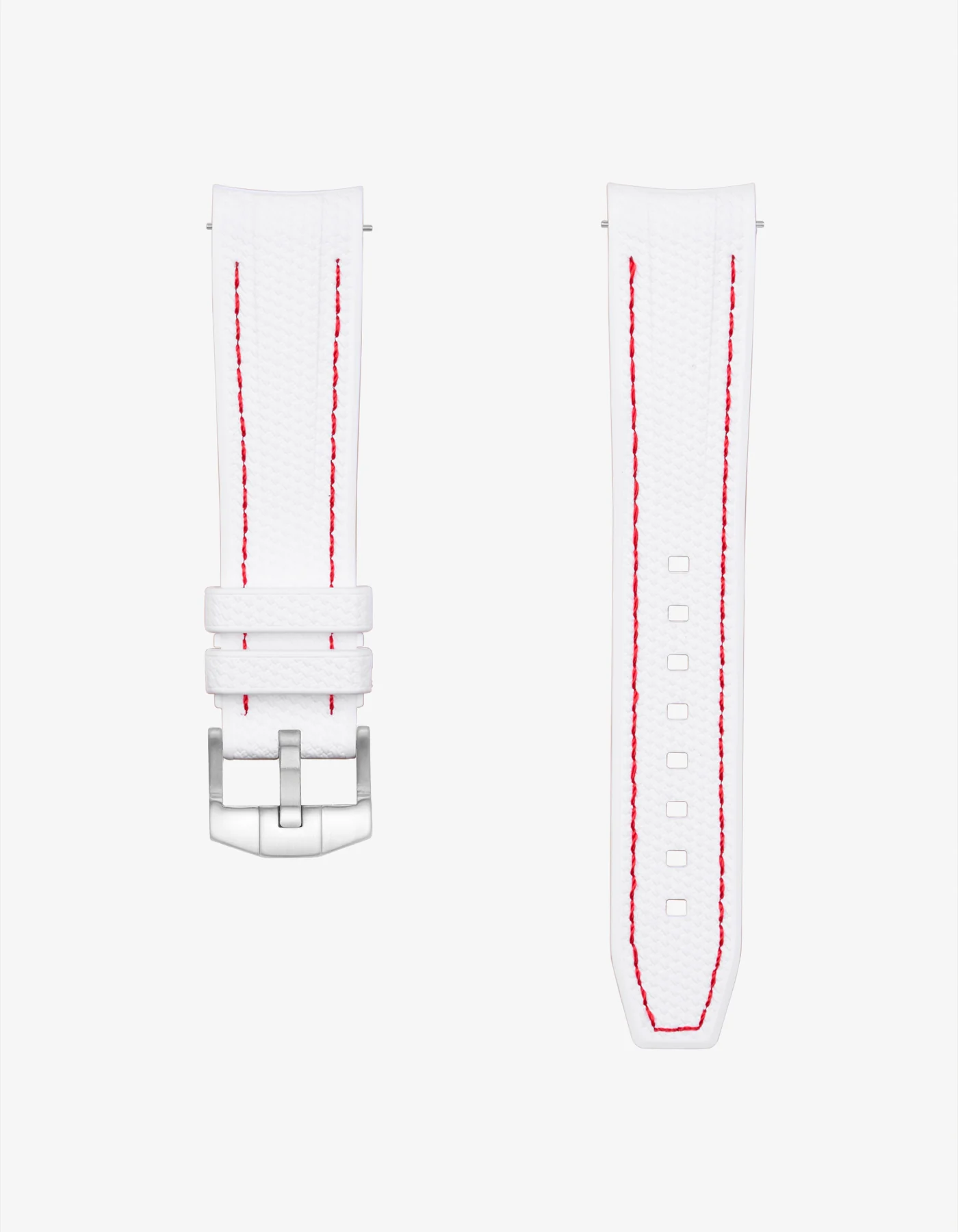 Vertech Rubber Strap for Omega Speedmaster - White Dial - Image 10