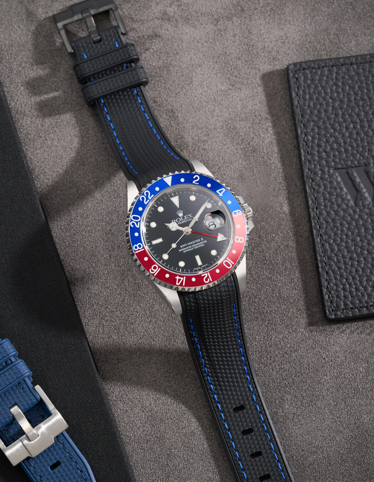 Vertech Rubber Strap for Rolex GMT Master II 16710 Pepsi - Image 23